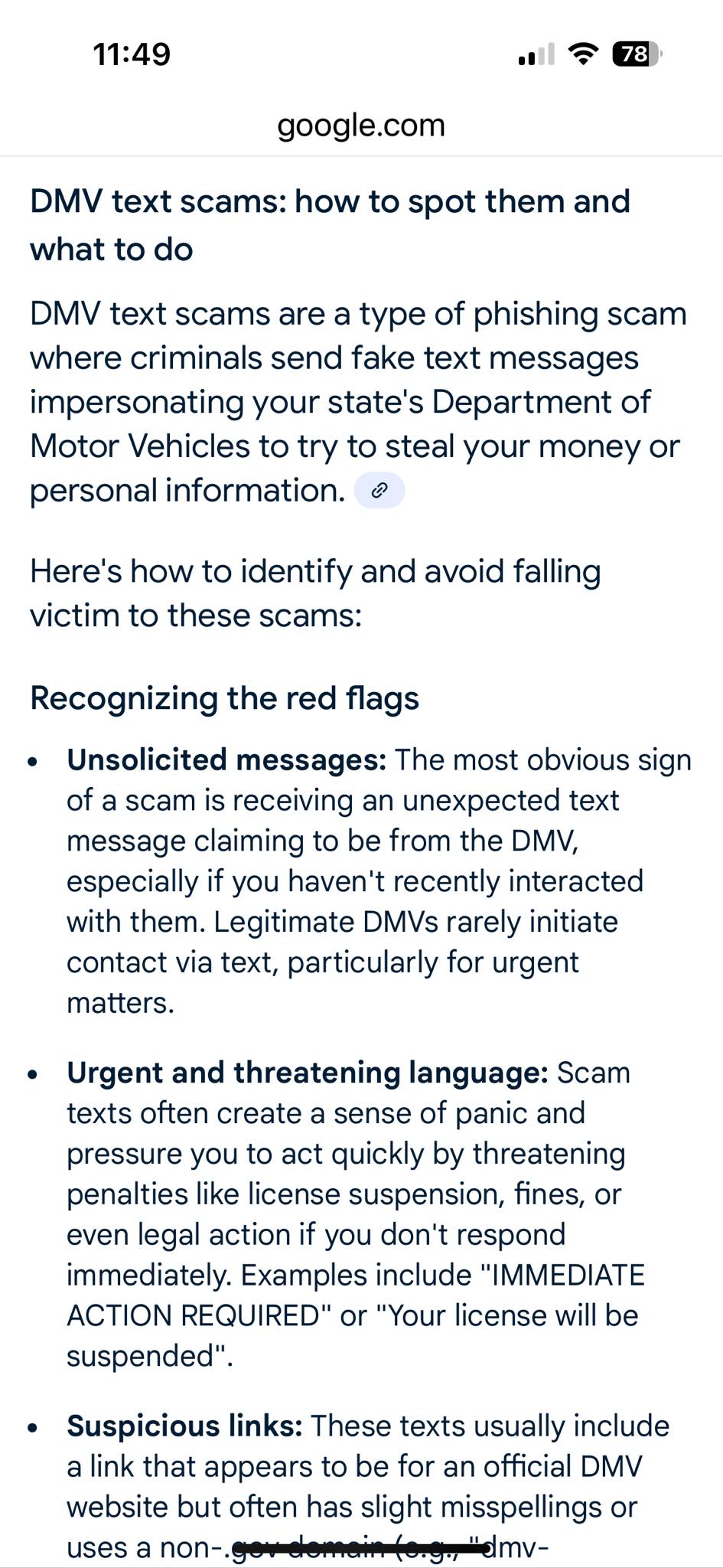 🚨SCAM ALERT 🚨 Think before you click or scan anything! DMV & E