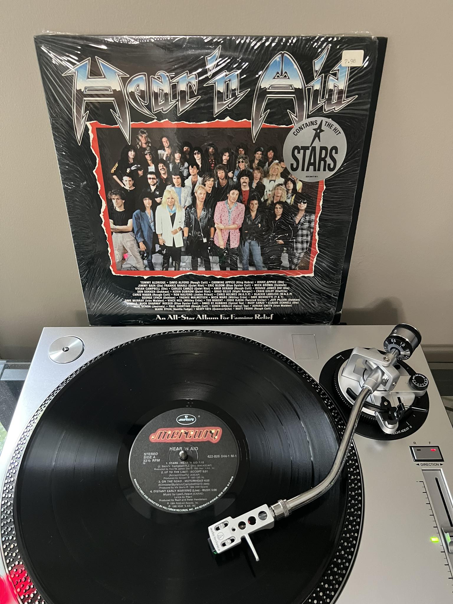 Jan 1986 - Hear N Aid project released self titled