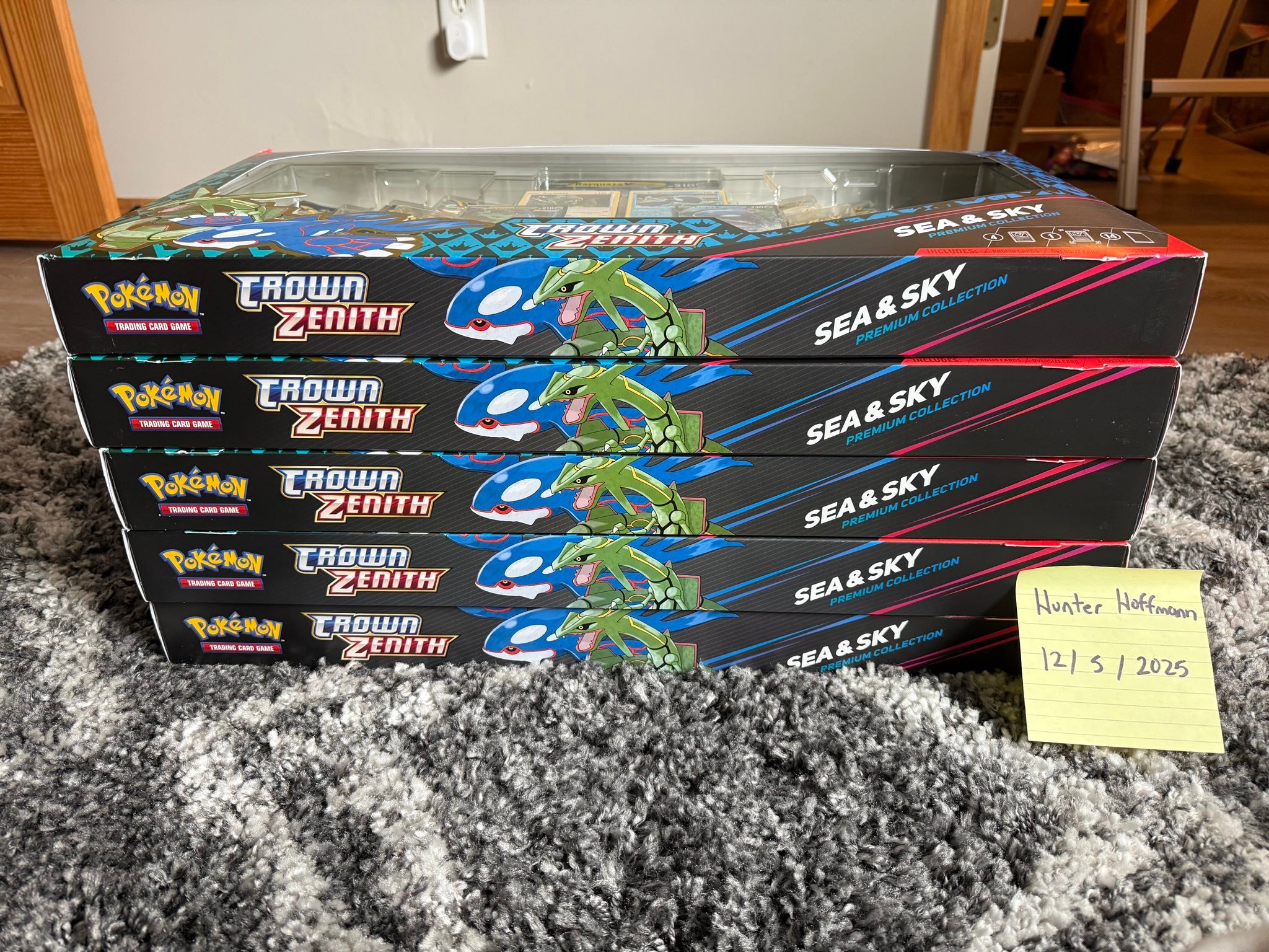 crown zenith booster box sea and sky Pokemon & Premium Collection and Kyogre Pokemon Crown Zenith Premium Sea