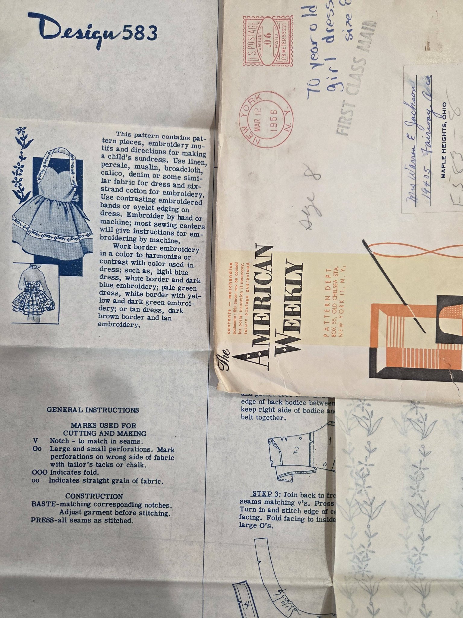 Vintage sewing patterns from 50s, 60s, and 70s