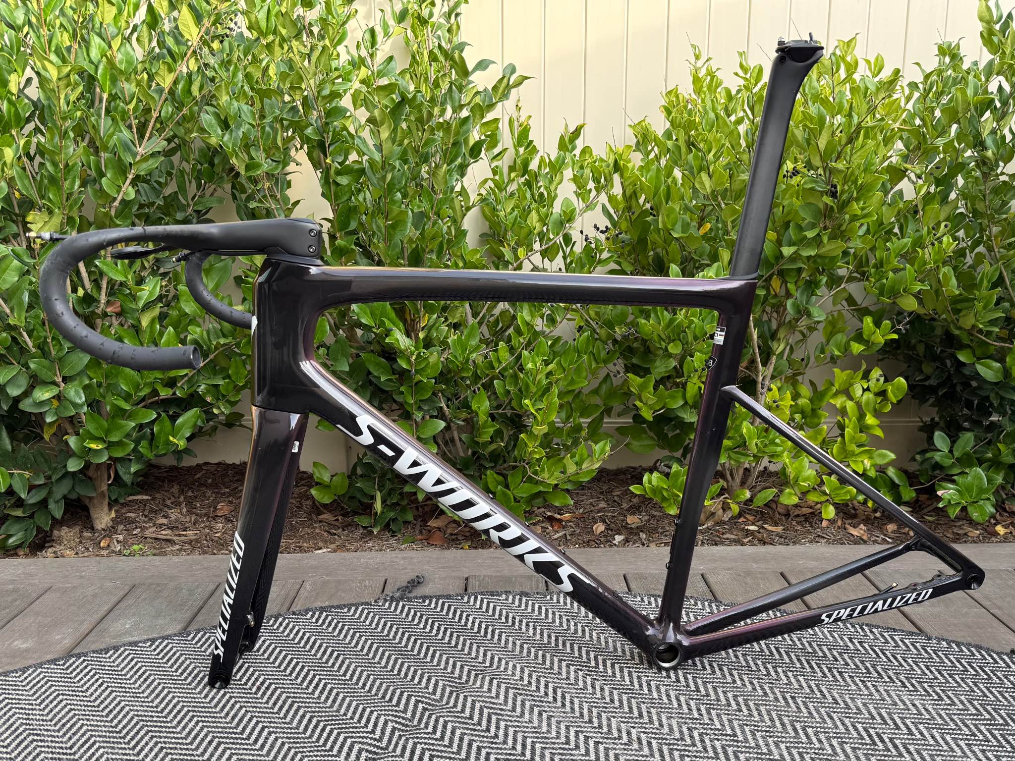 S-Works FACT Carbon シートポスト（27.2mm） For Sale: Glossy Black Road Bike with Truvativ Drop Bar and