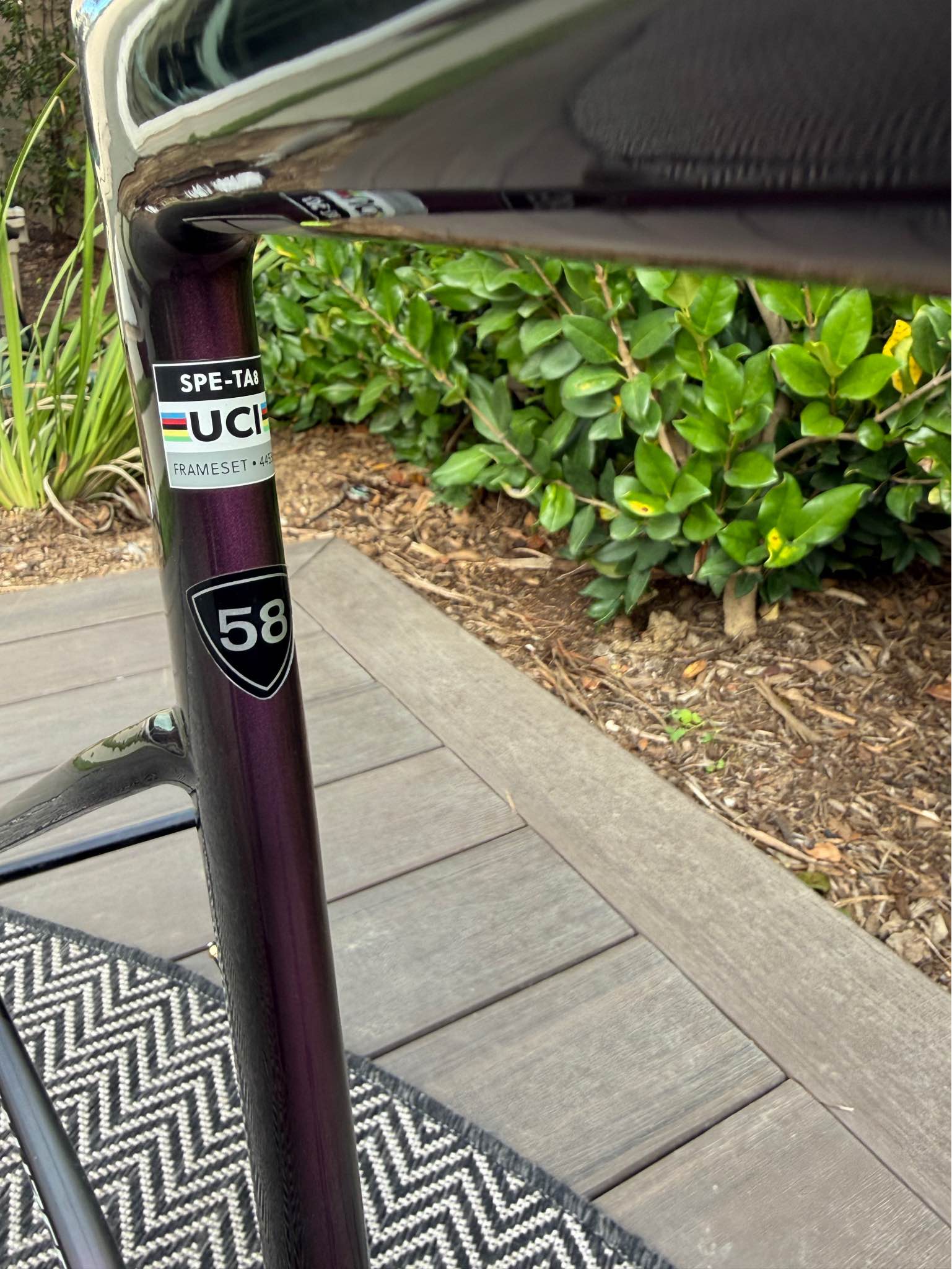 For Sale: Glossy Black Road Bike with Truvativ Drop Bar and