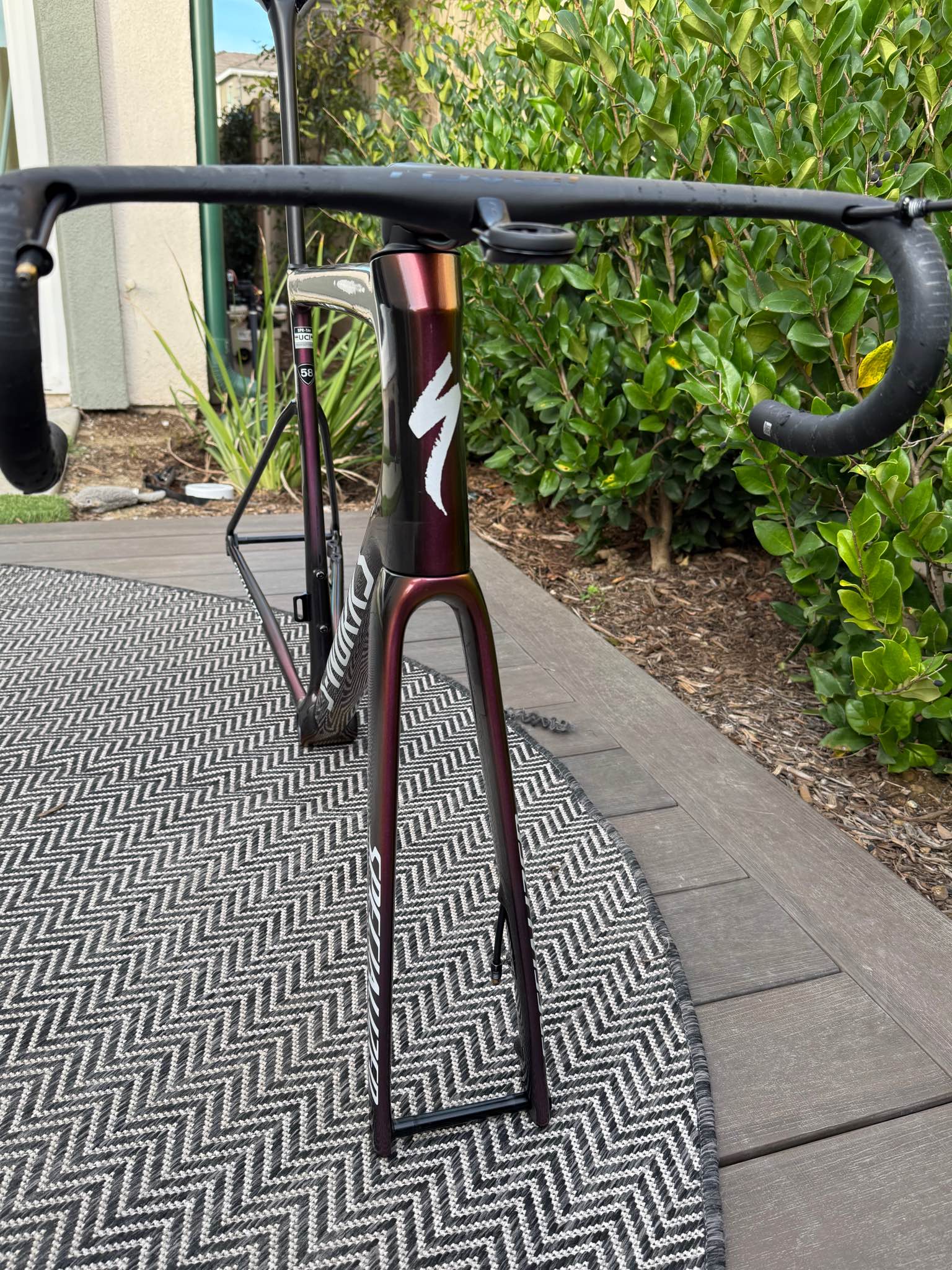 S-Works FACT Carbon シートポスト（27.2mm） For Sale: Glossy Black Road Bike with Truvativ Drop Bar and