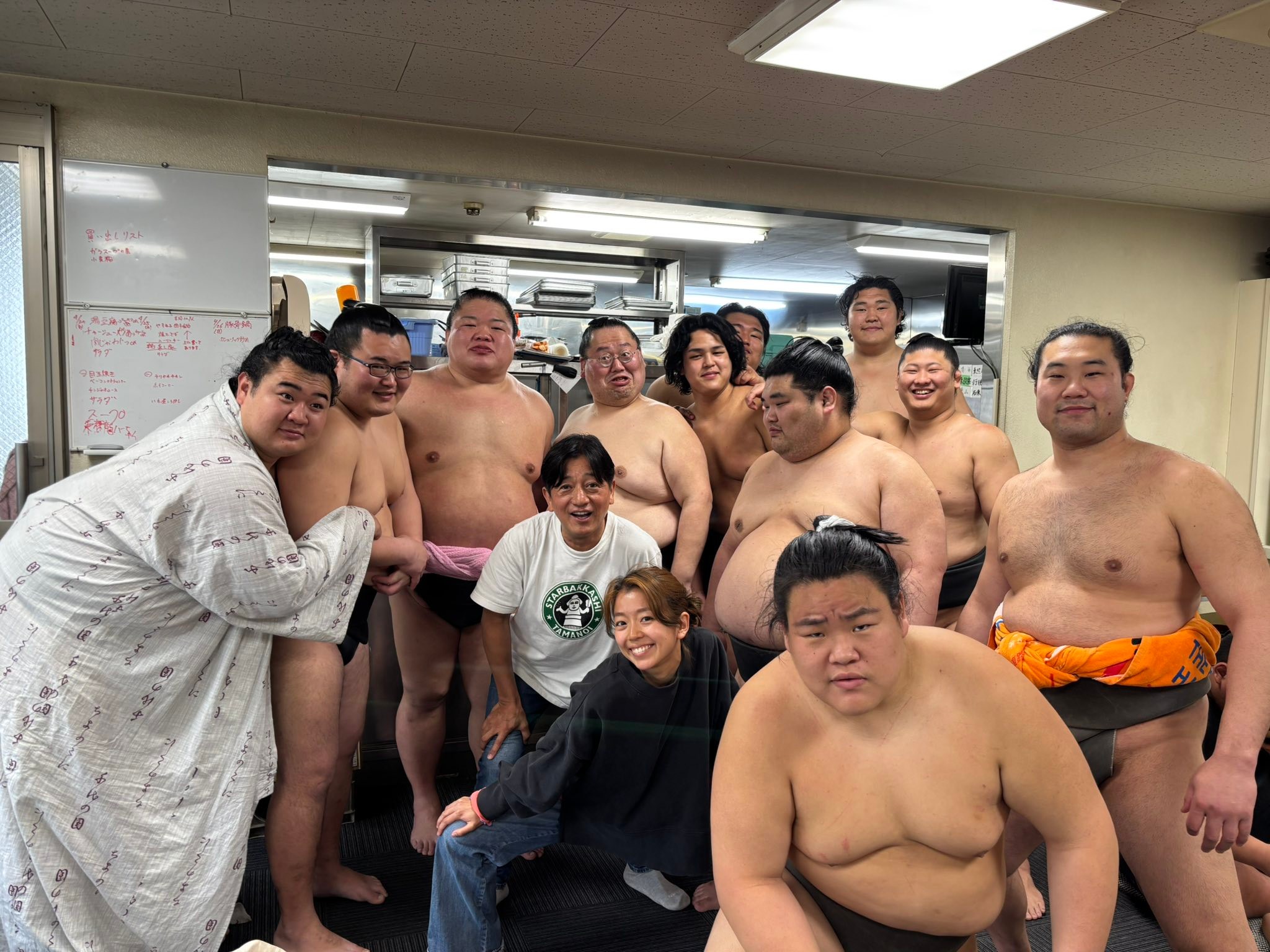 玉ノ井部屋に久々に、（娘も一緒に）お邪魔しました‼️ 『有吉ゼミ』で