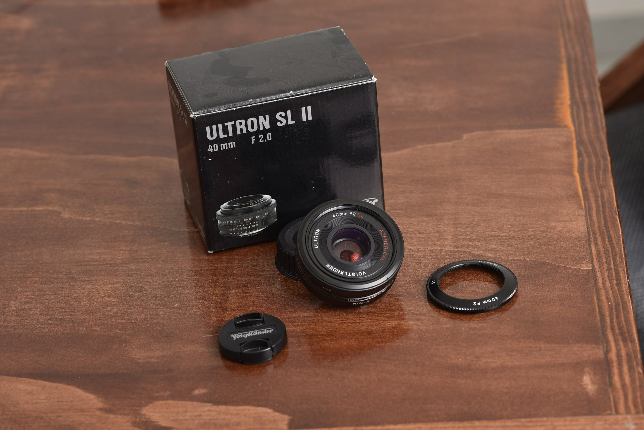 Voigtlander Ultron 40mm f2 lens for Nikon F
