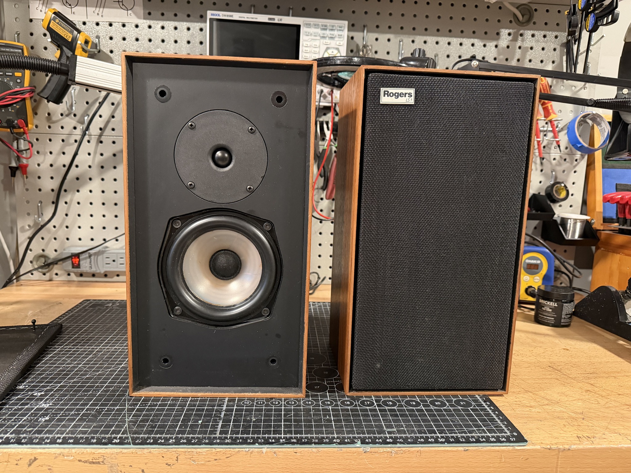 Vintage Rogers LS7T loudspeakers for sale