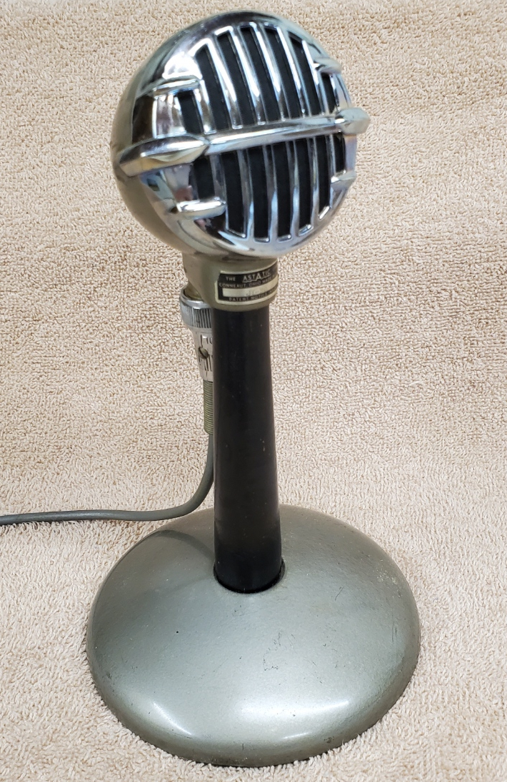 Astatic JT-30 crystal microphone with family history