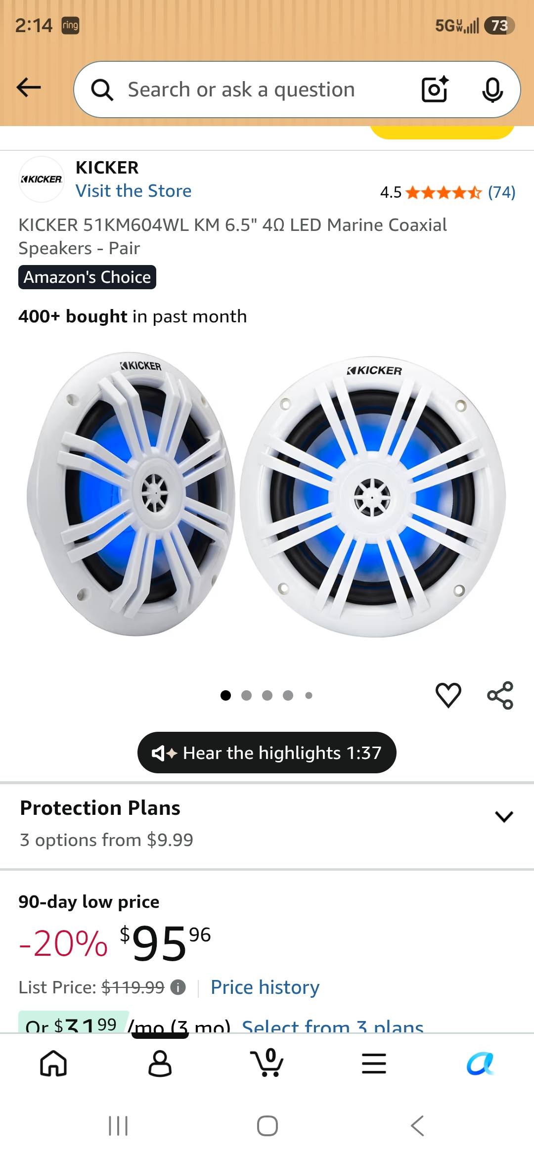 What's needed to complete a boombox DIY build with Kicker speakers?