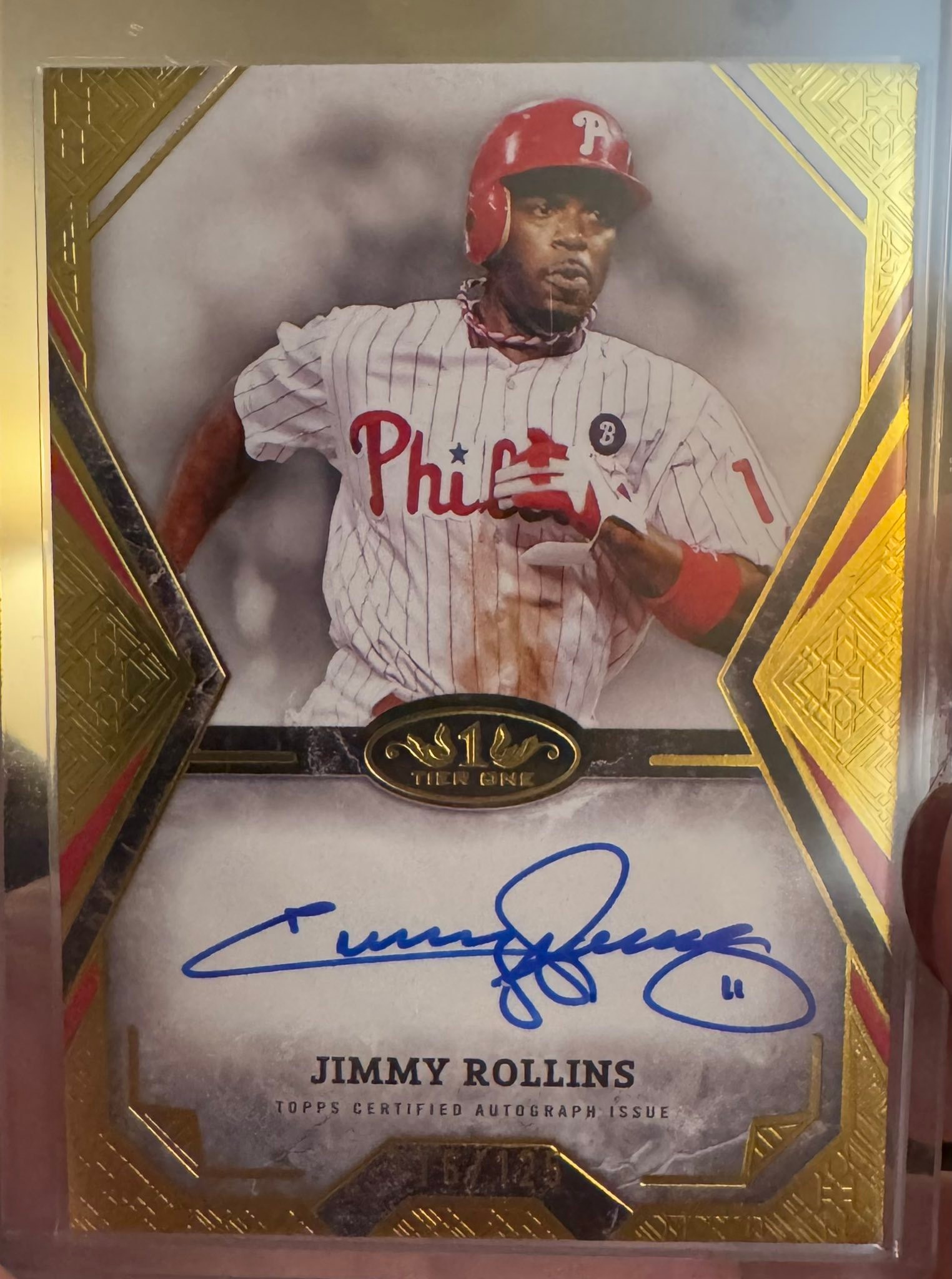 SOLD Jimmy Rollins 2025 Topps Tier One /125