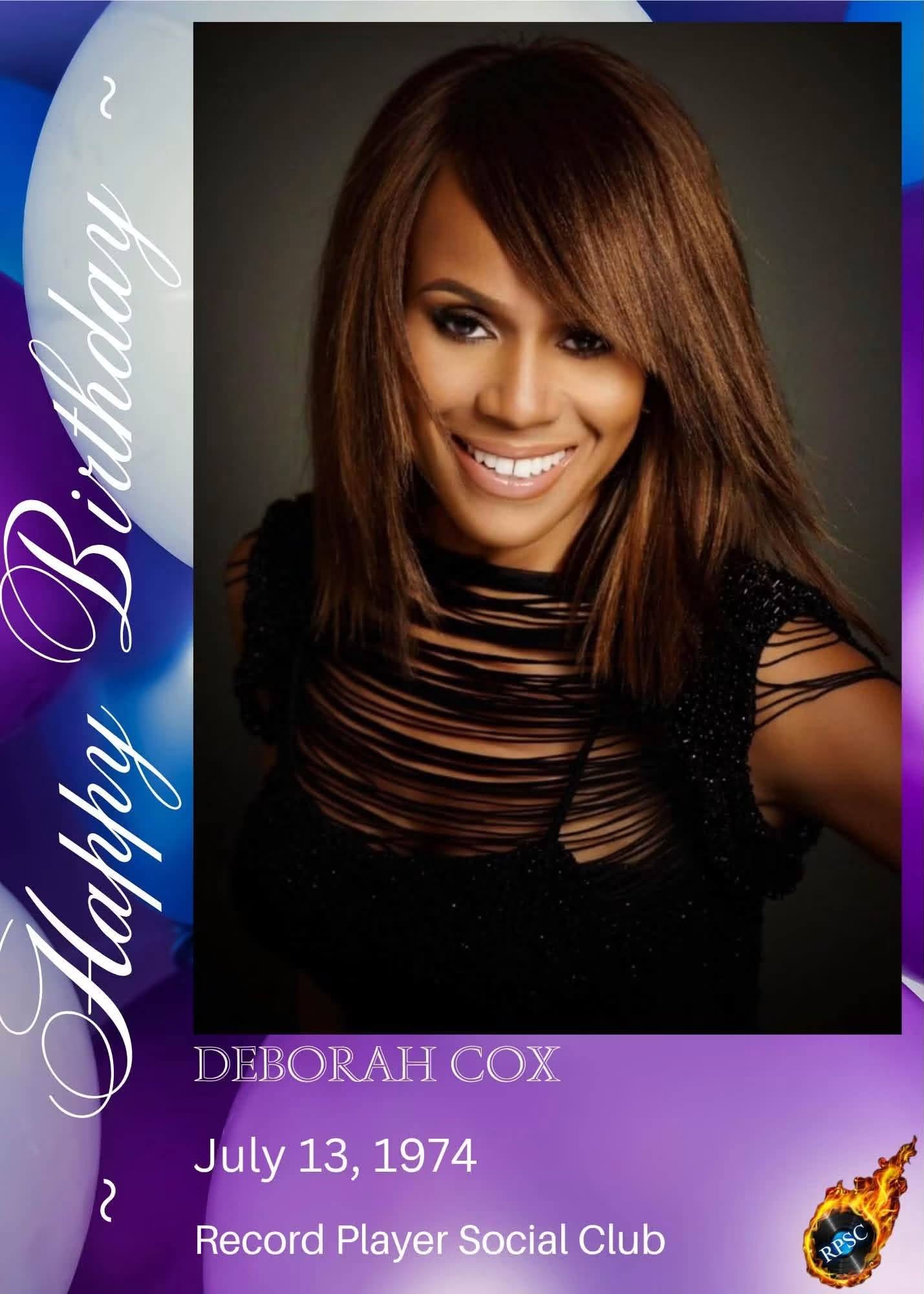 Canadian R&B singer and actress DEBORAH COX, performing an