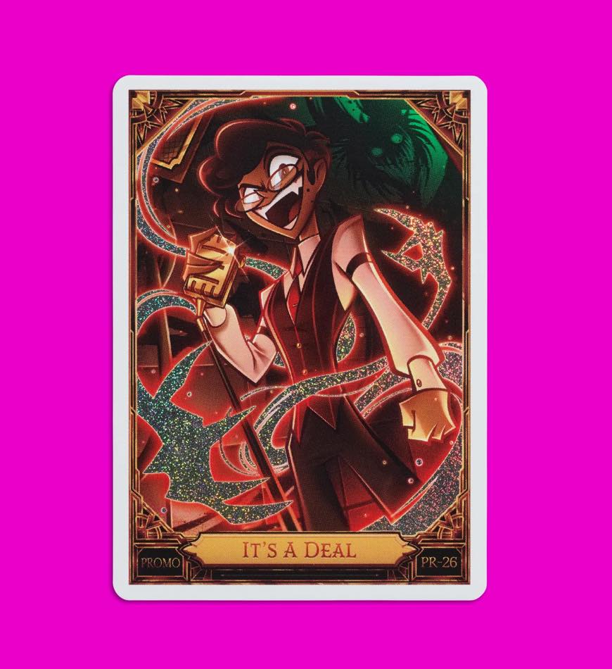 Hazbin Hotel trading card swap: seeking promo cards