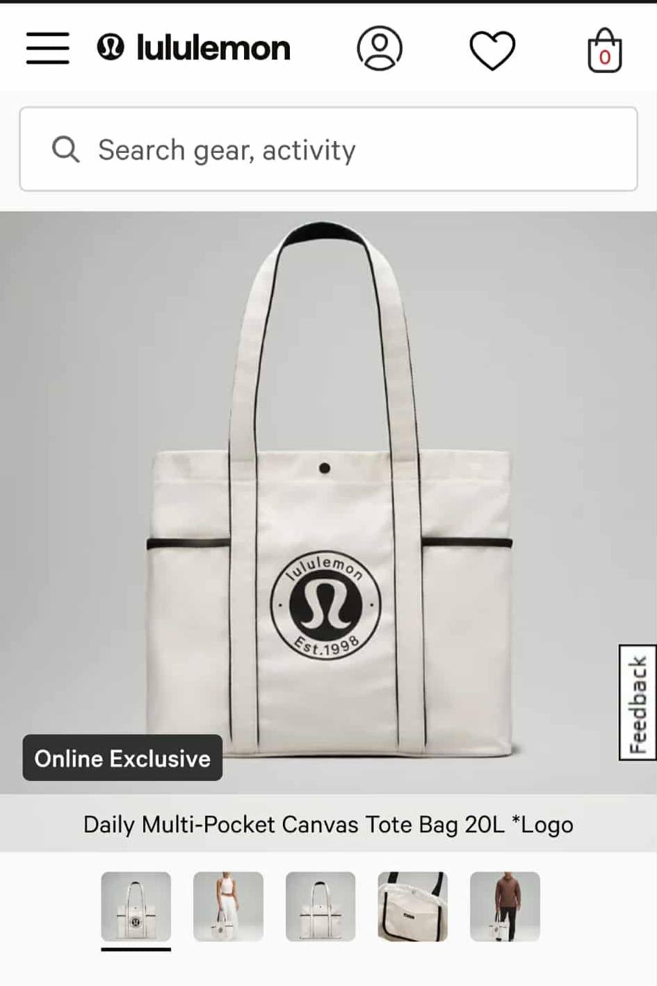 do you get a lululemon bag with online orders Reusable Tote Carryall Handbag (Red) : Home & Kitchen Carry all and carry on 📣📣 PRE ORDER 📣📣 *