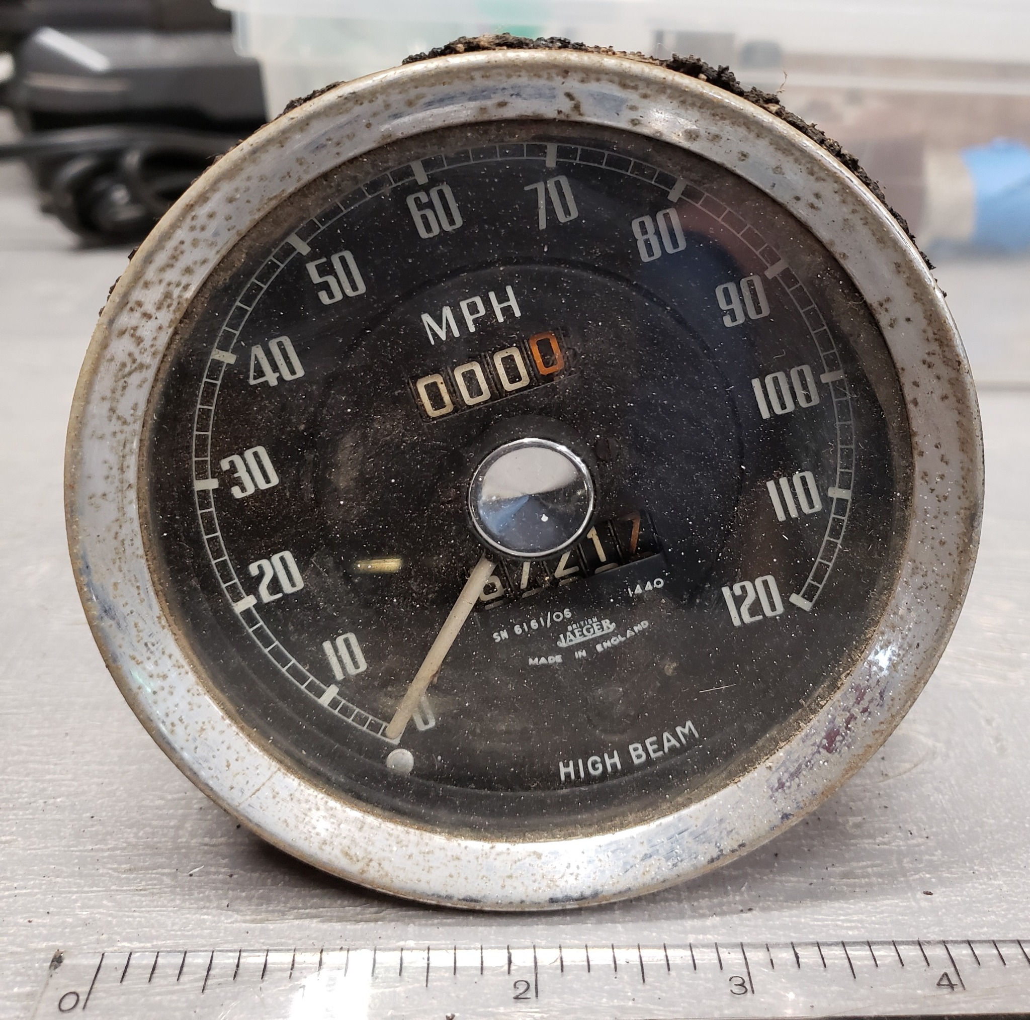 What is the value of a Jaeger portable tachometer Disk Speed