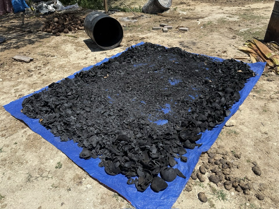 Fermin Mabulo - Biochar made from coconut shell using... | Facebook
