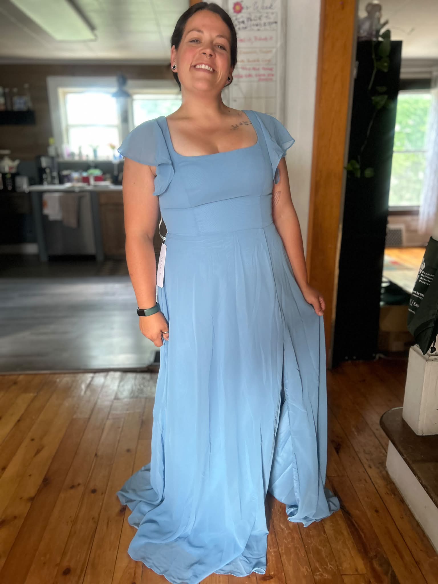 hemming a bridesmaid dress Need help chiffon and satin in Cheboygan, MI? VIRGINIA SERENITY Size:11 1/2 Medium Women's LAYERED WITH LOVE