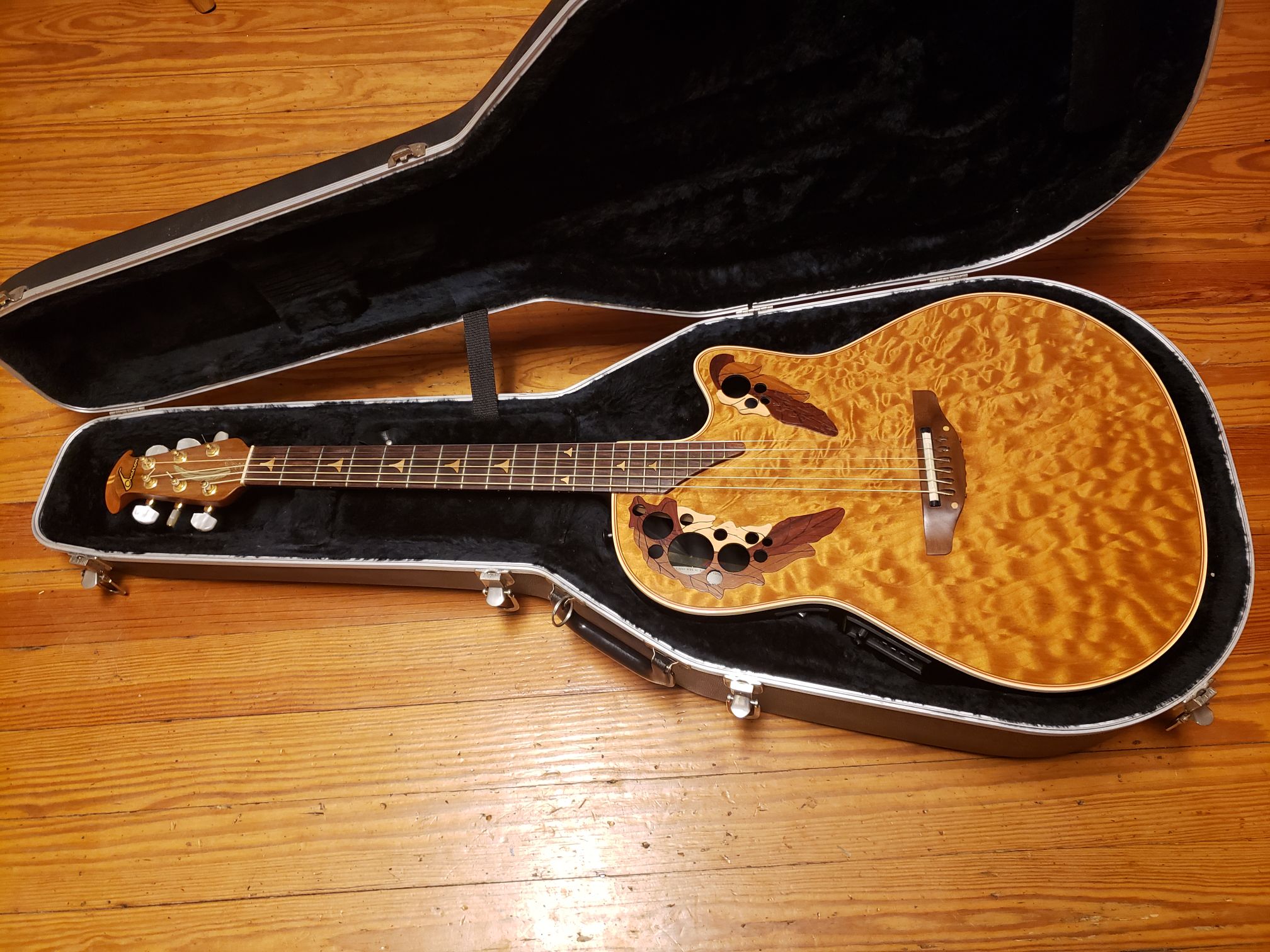 Ovation 30th anniversary southern bald eagle guitar for sale