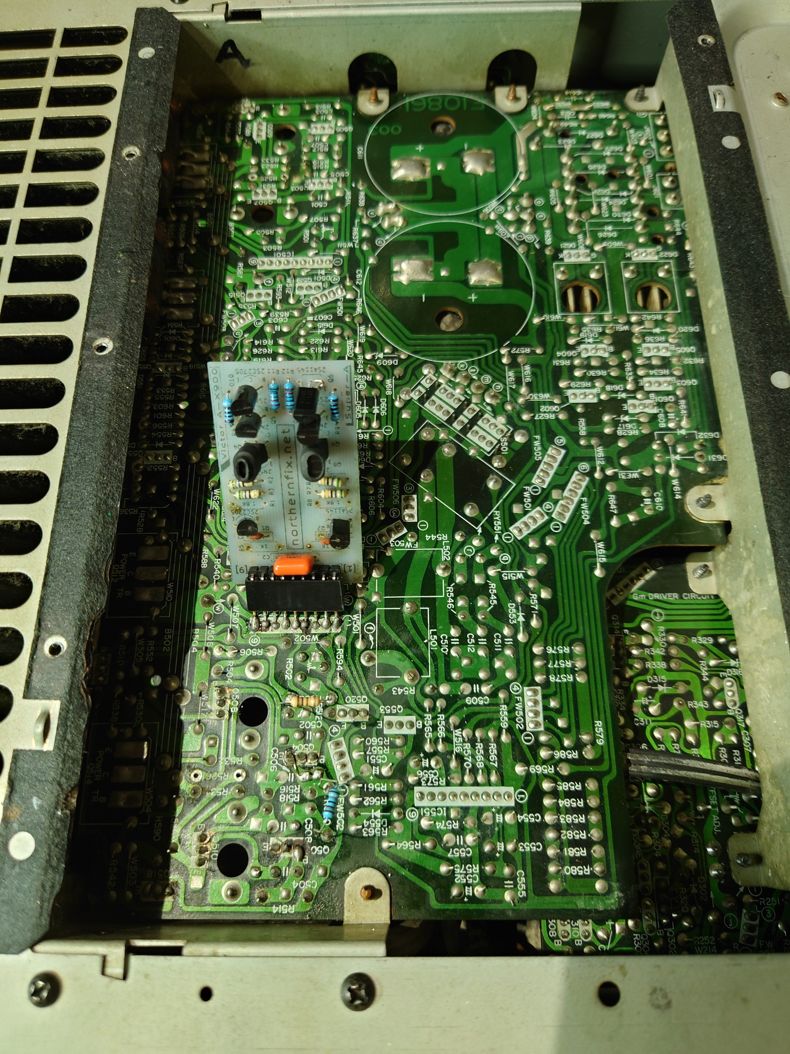 Should I use the JVC A-X5 conventional Class-A circuit for the