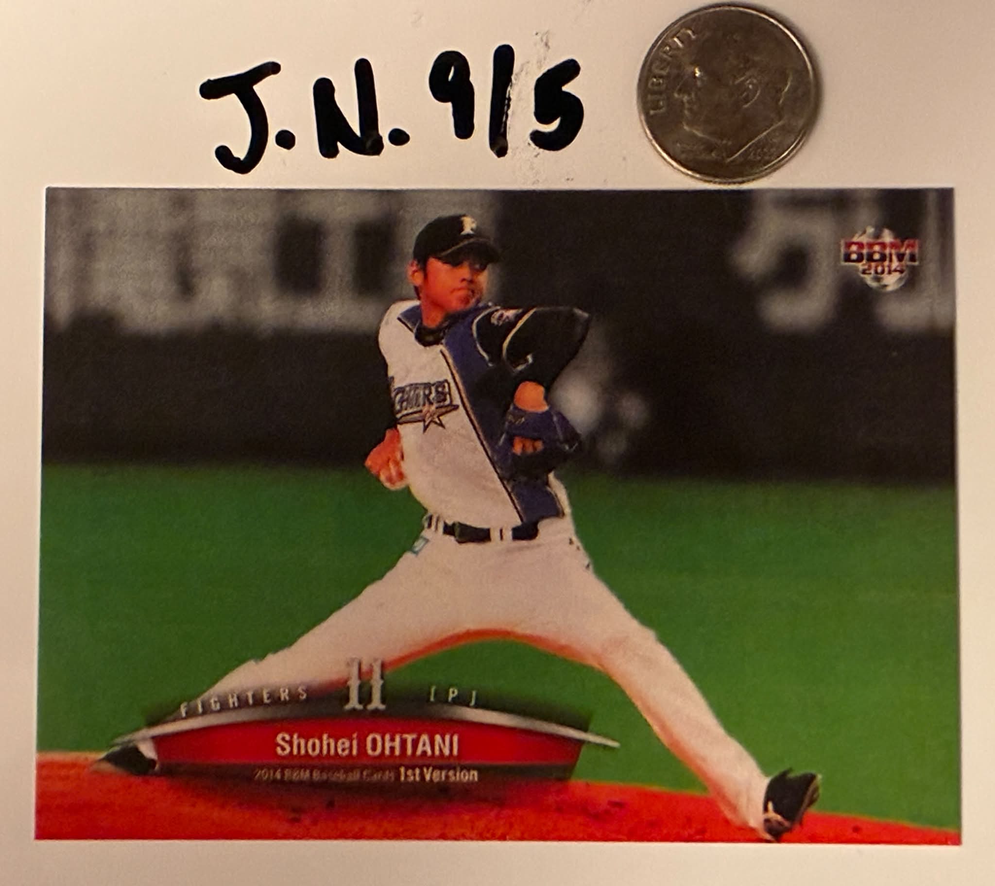 2014 Konami Baseball Heroes Shohei Ohtani 'Monster' card