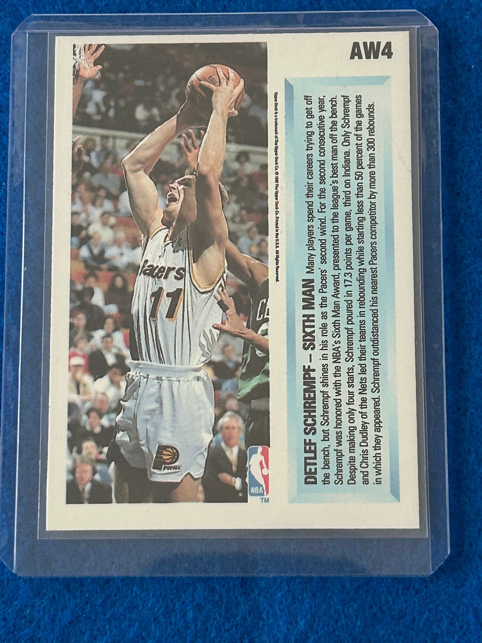 Is this a printing error on my 1992 Michael Jordan holo card with 