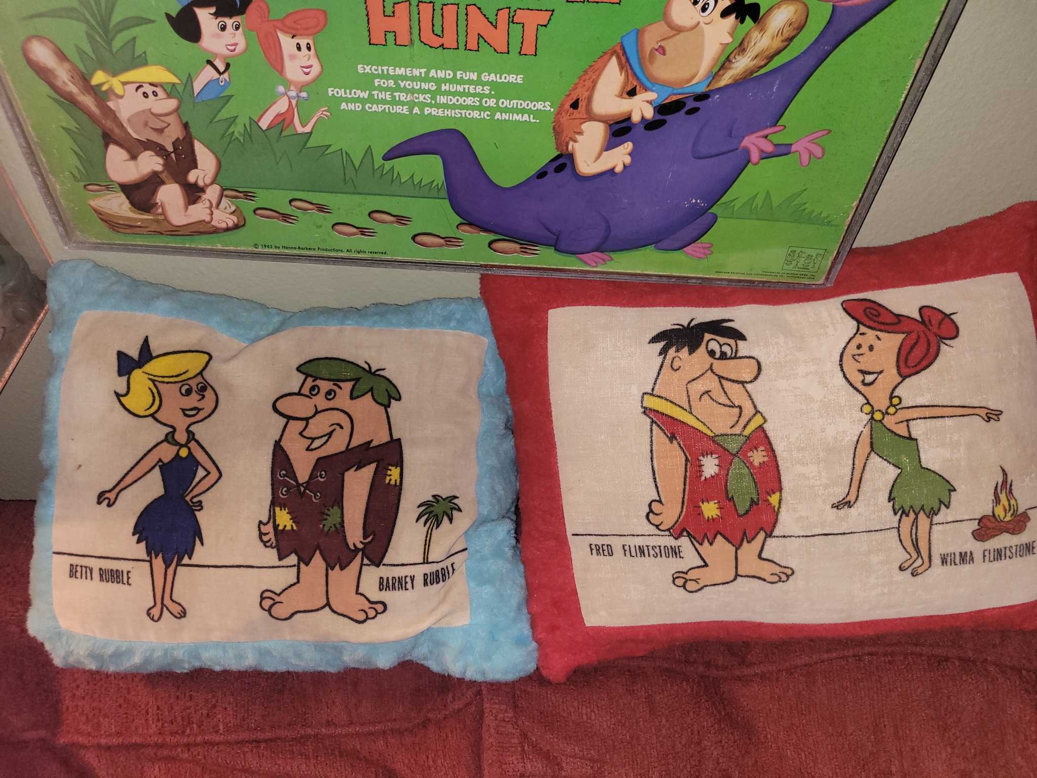 Vintage Flintstones collectibles for display