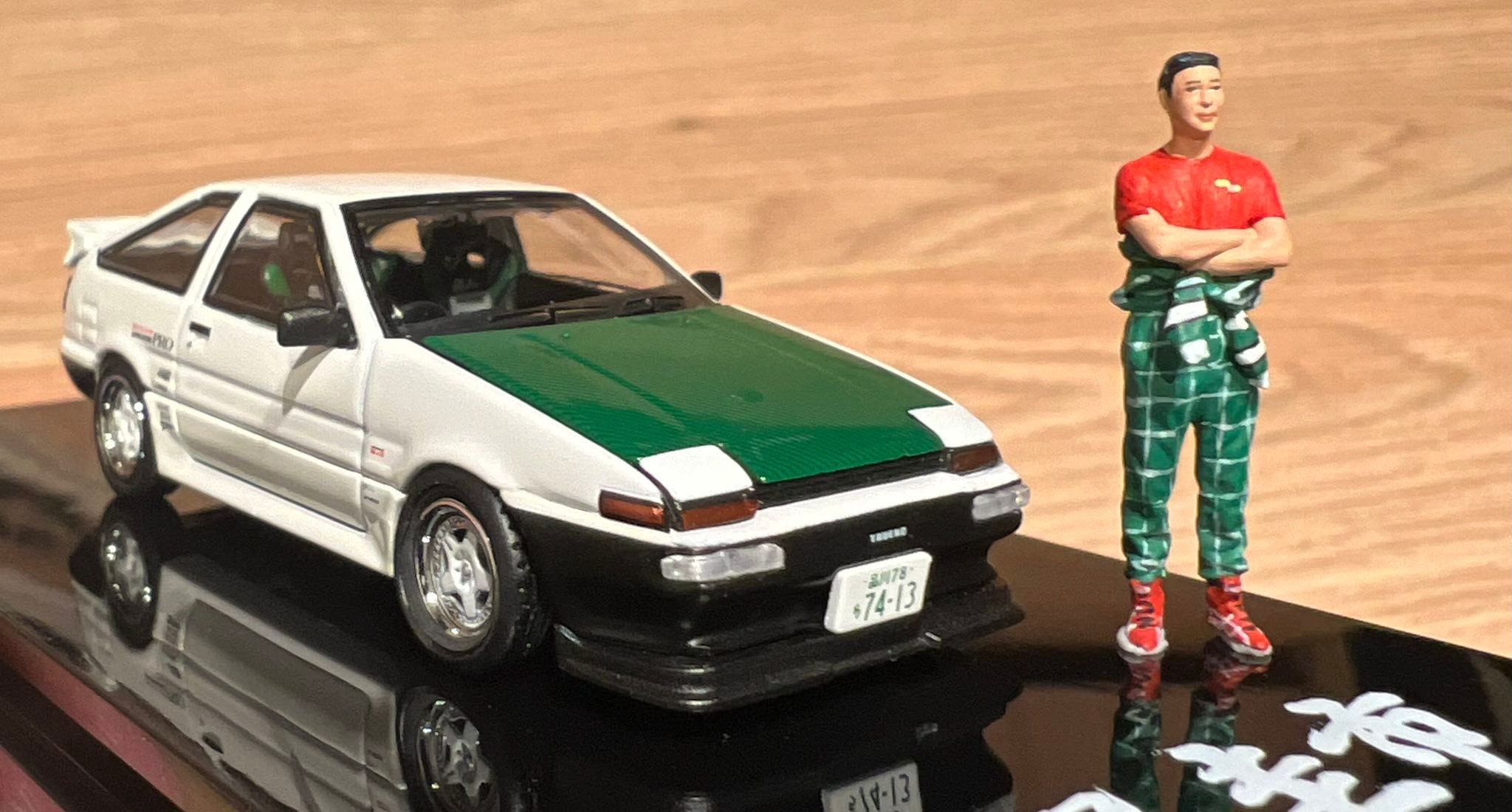 🟩土屋圭市🟩 DK86 🟩 - HOBBY JAPAN 1/64 TOYOTA TRUENO (AE86) DRIFT