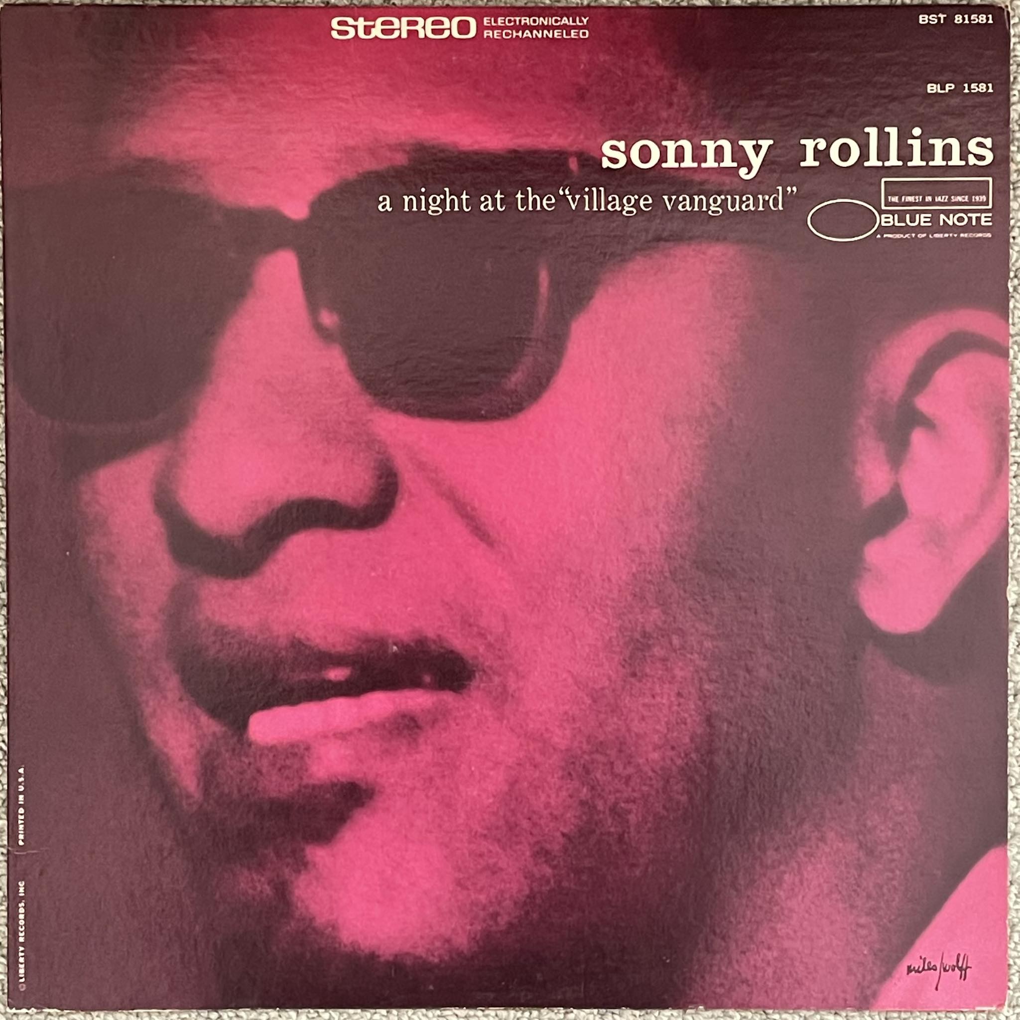 Sundaymorning classic jazz. Sonny Rollins. A night at the Village 