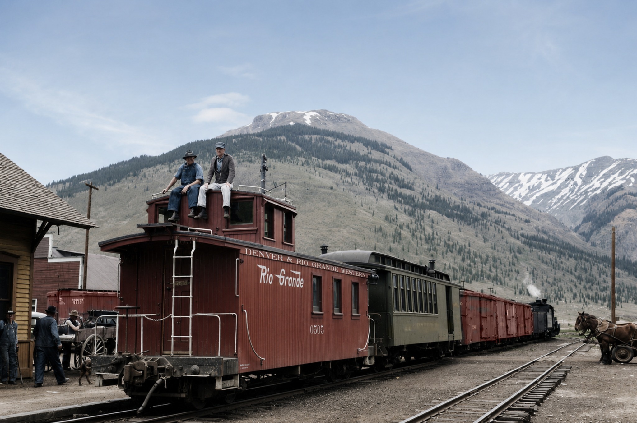 Durango and Silverton Railroad's historic caboose 0505