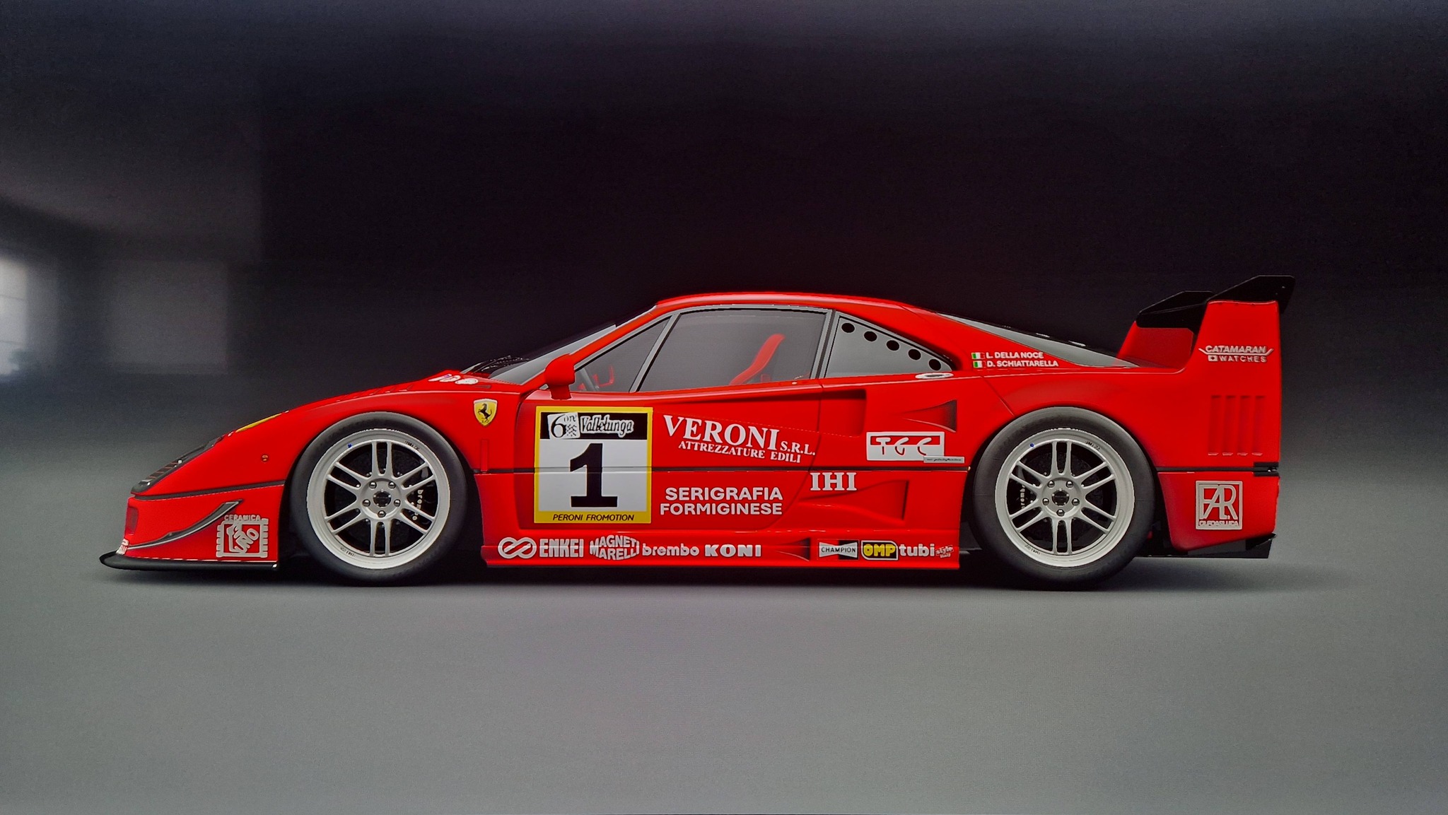 Ferrari F40 GTE #88779 1996 Vallelunga winner