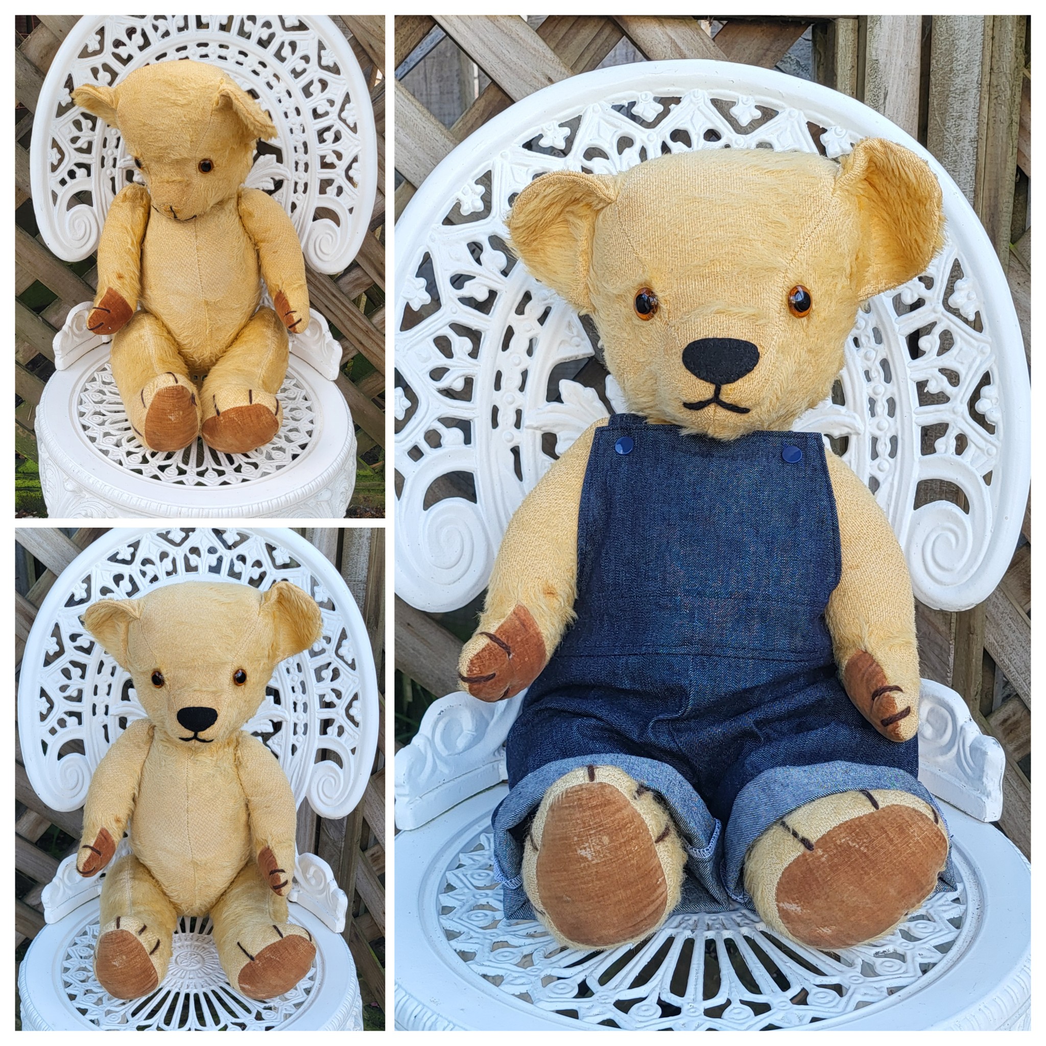 Restoring a vintage New Zealand Pedigree bear to its former charm