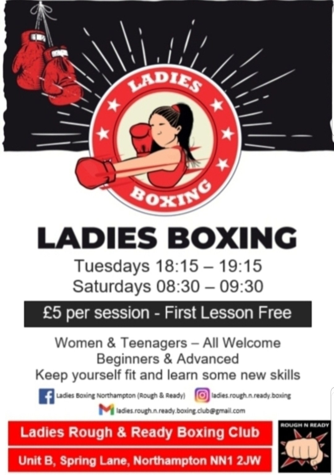 What's going on in northampton | Ladies Boxing, tonight 18:15 🥊 | Facebook