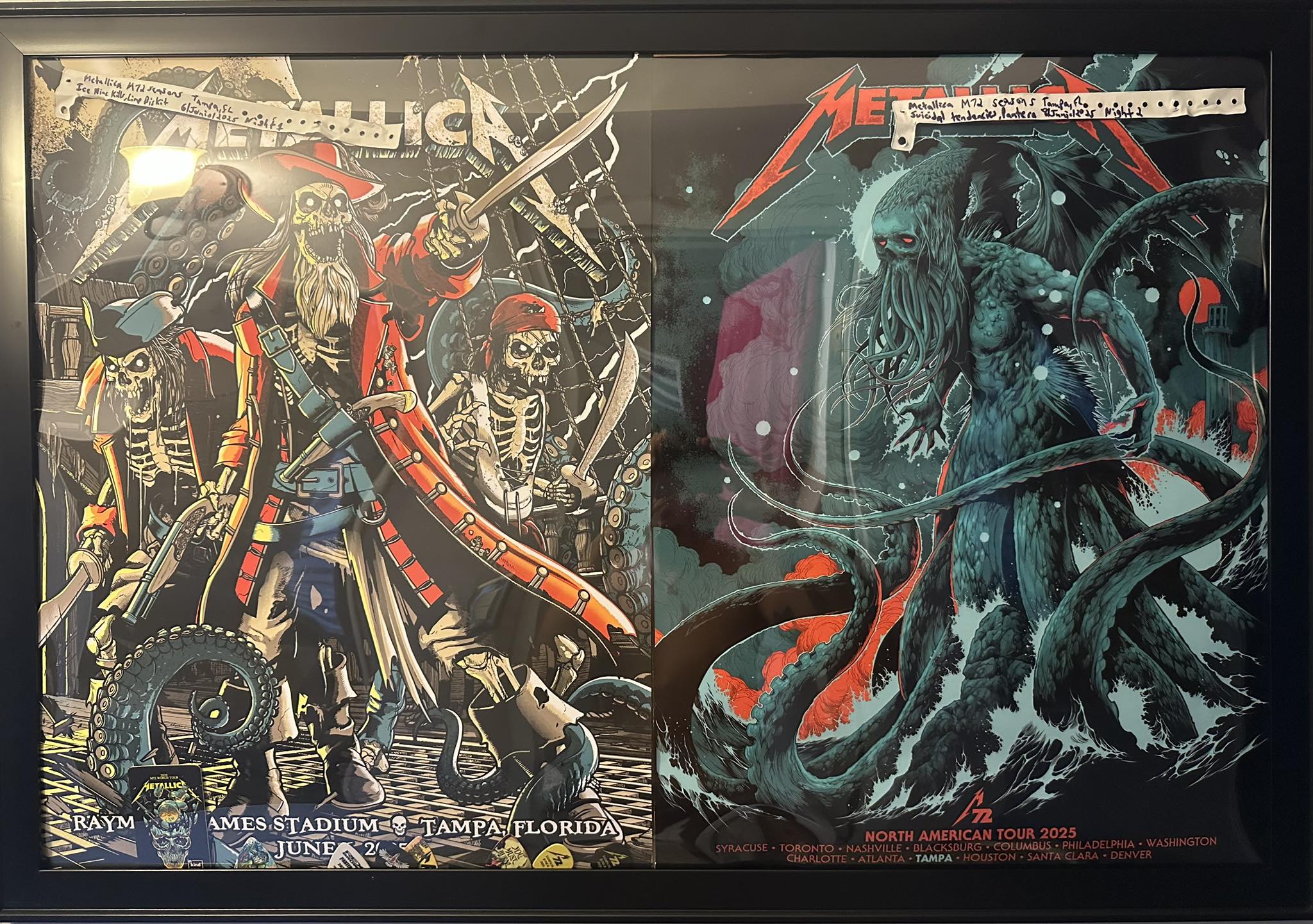 メタリカ　world tour proglam 94 サイン入りパンフ メタリカ world tour proglam 94 サイン入りパンフ メタリカ world