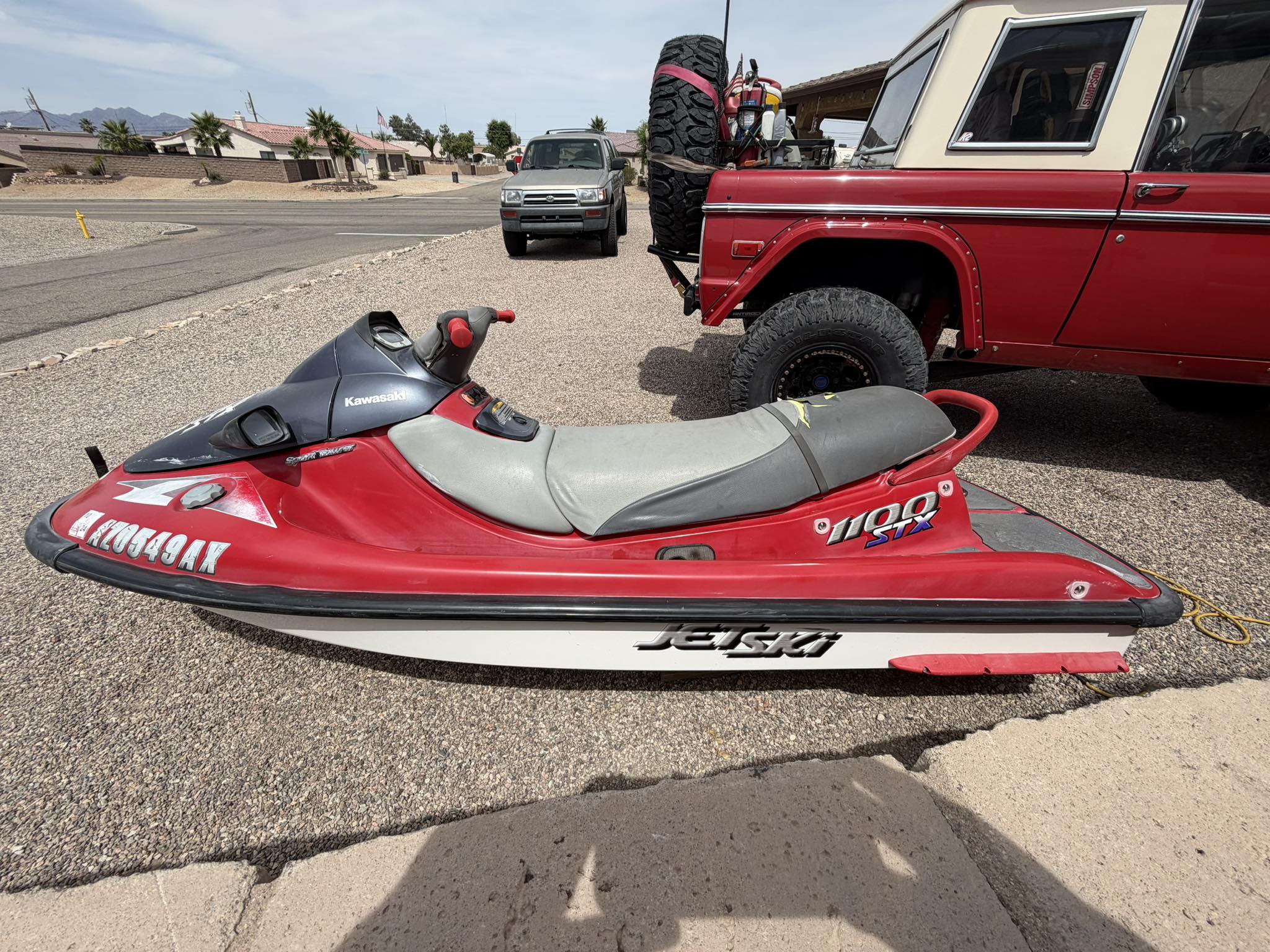 What is the top speed of a Kawasaki STX 97?