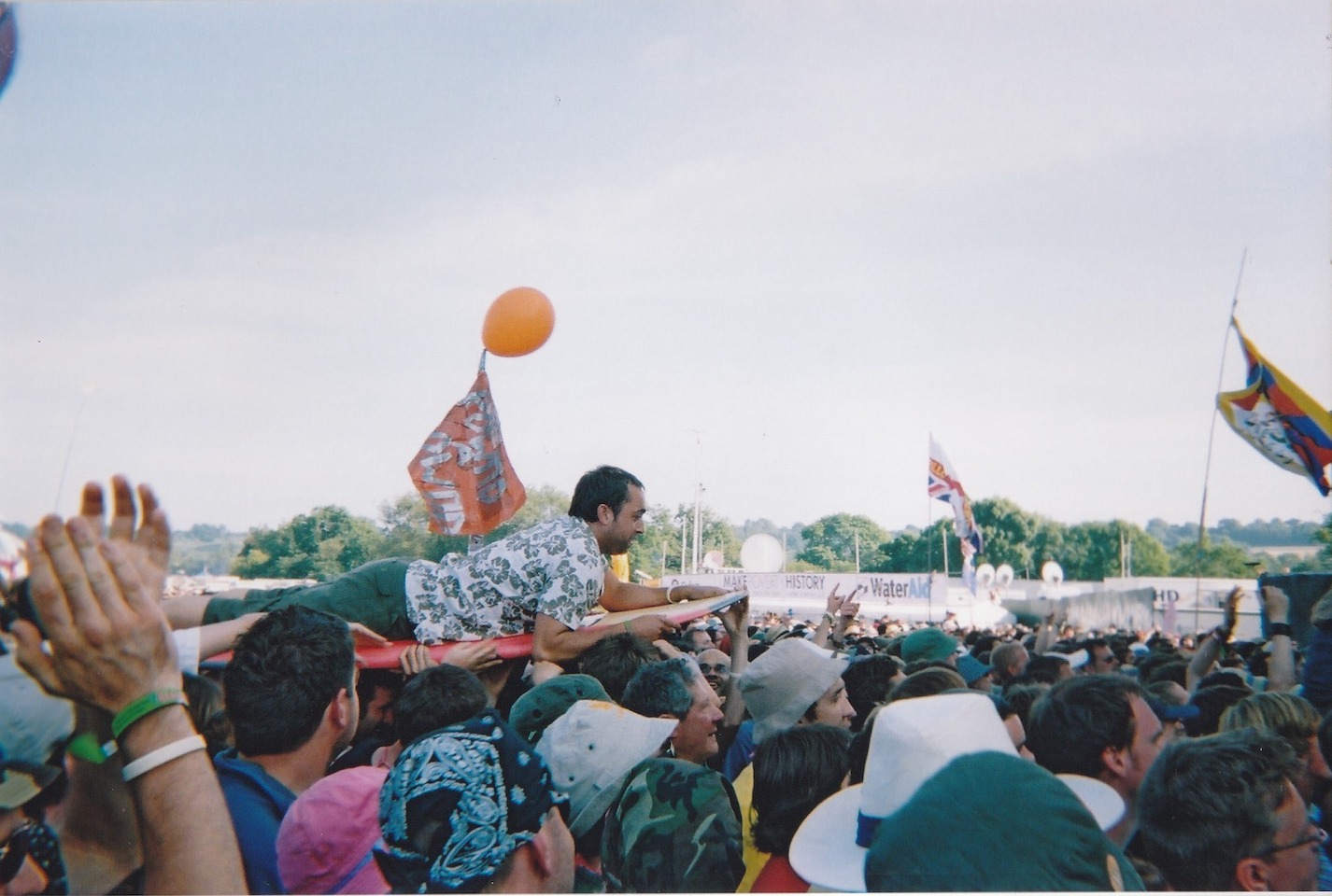 Glastonbury 2005 memories with Brian Wilson and Chas & Dave