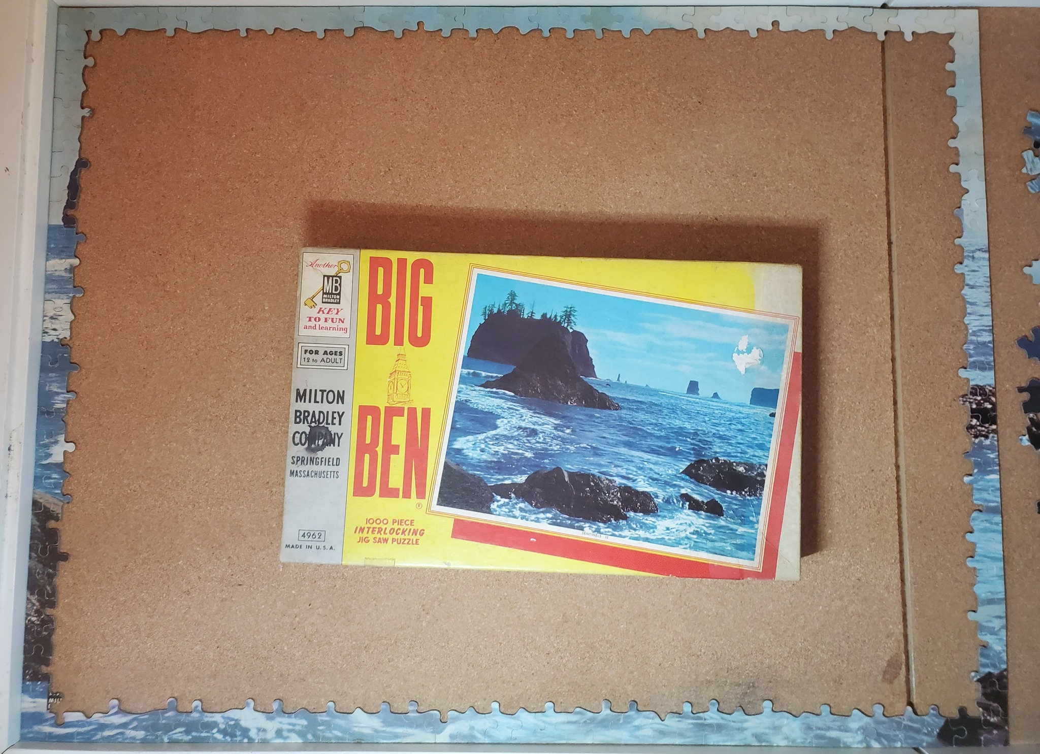 Vintage Milton Bradley BIG BEN Puzzles and Their Variations