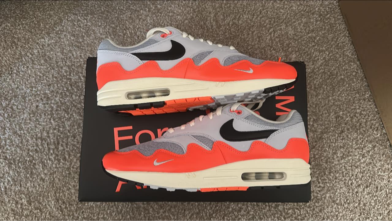 Nike airmax 1 x patta waves monarch for sale