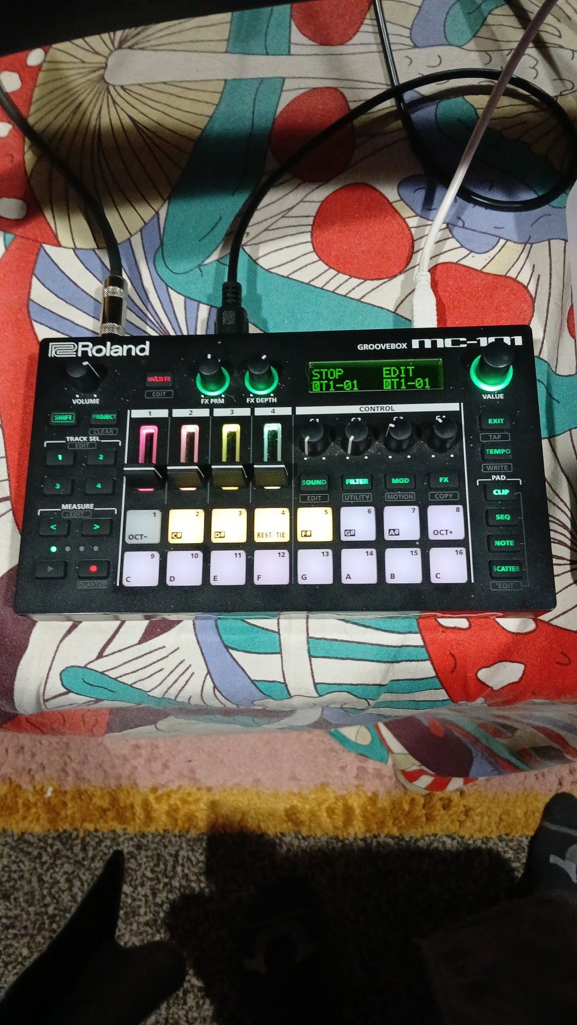Roland MC-707 and MC-101 Zen-Core editor librarian