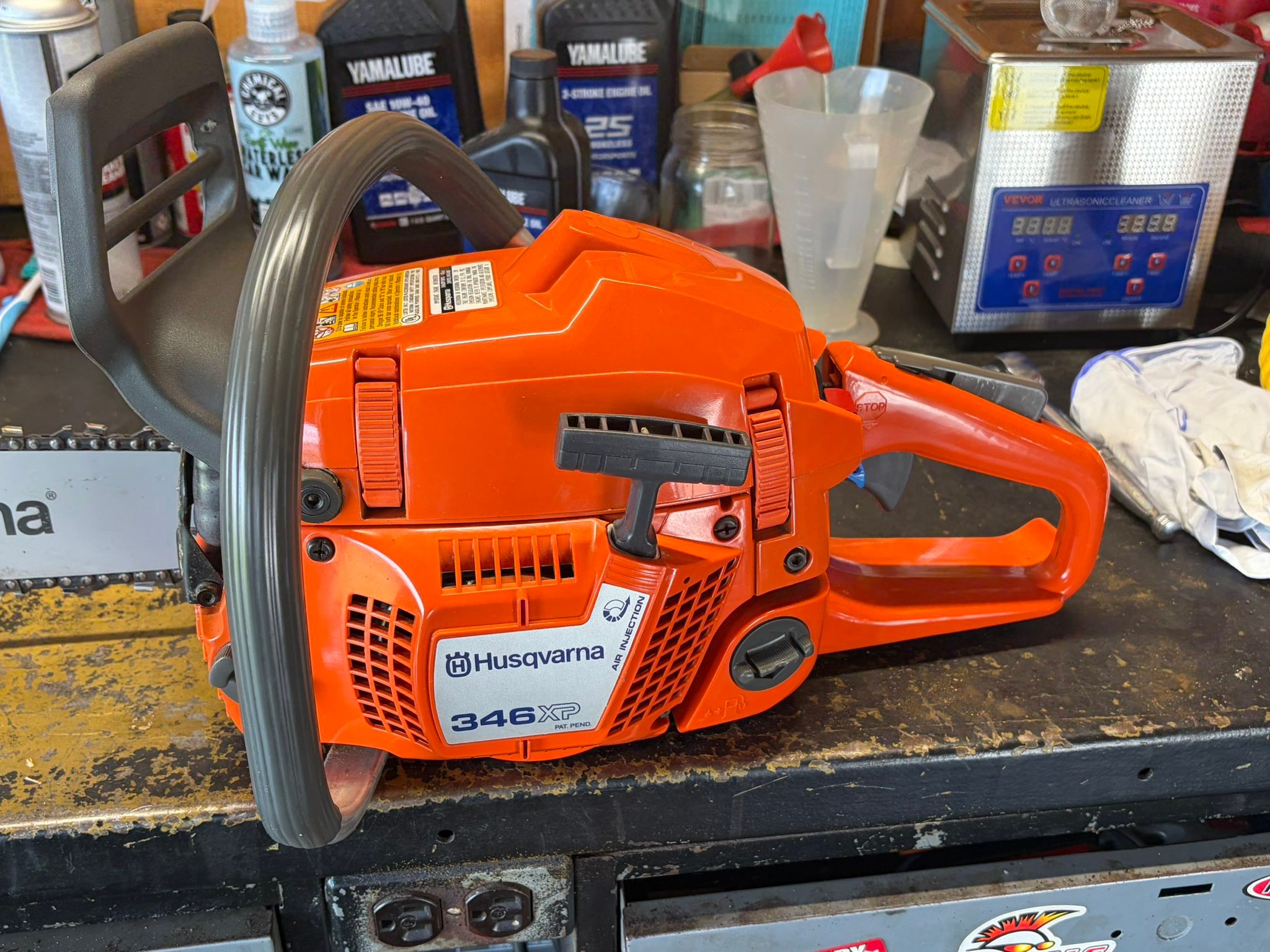 Husqvarna 346xp chainsaw found at yard sale