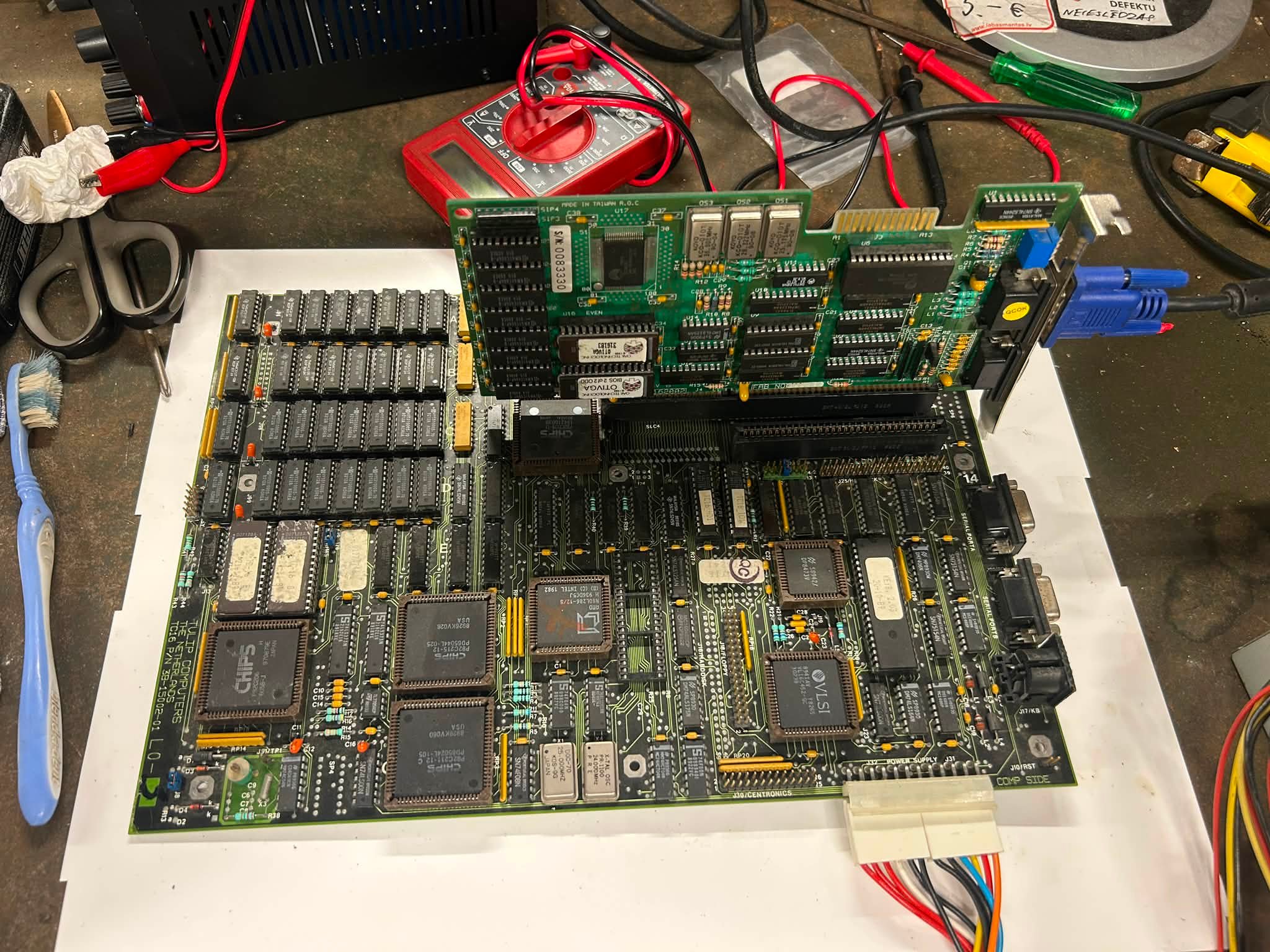 Tulip Board with 286 processor for sale or value assessment