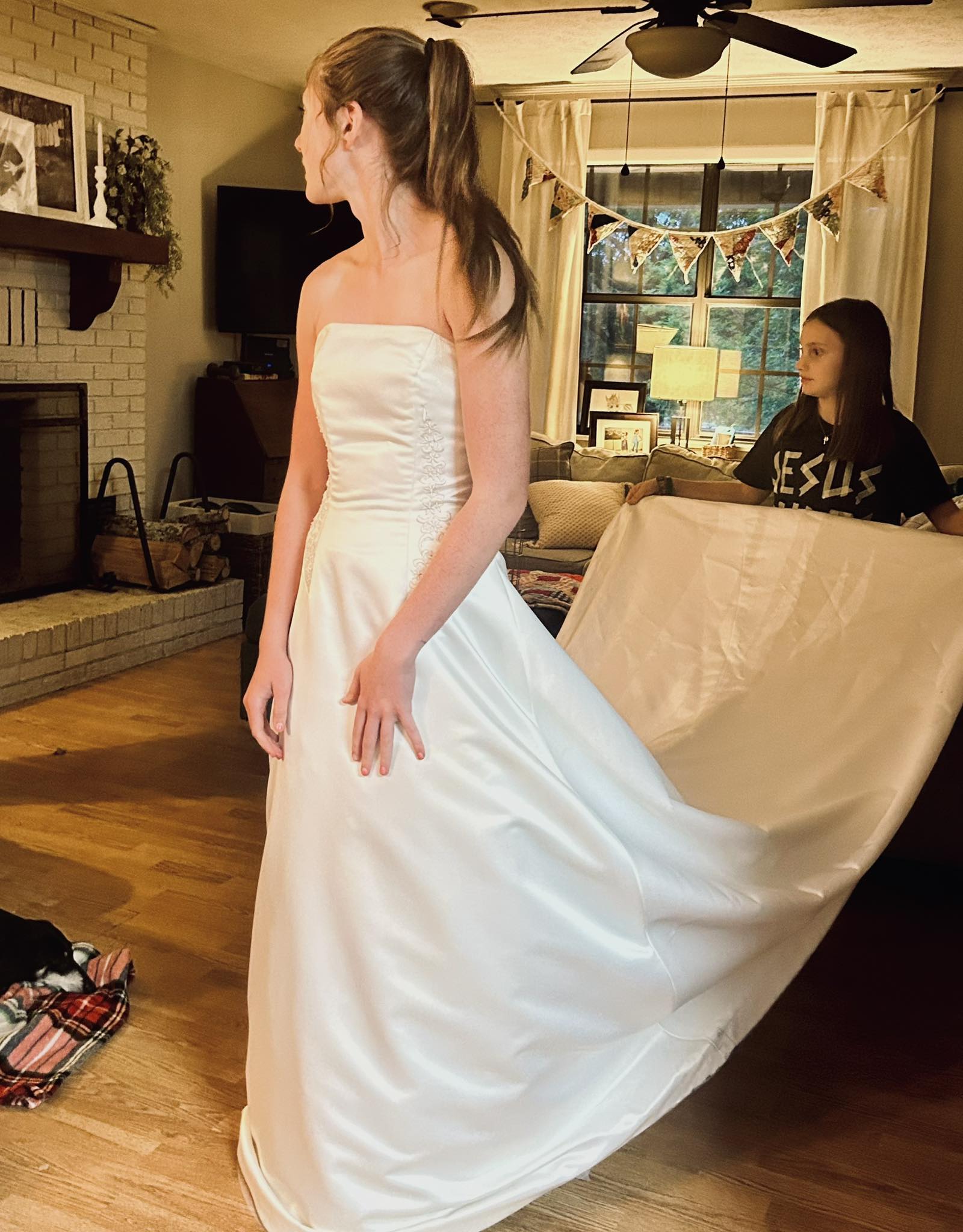 charlie brown wedding dress Ryan Solara Chocolate Made-to-Measure millie bobby brown wedding makeup