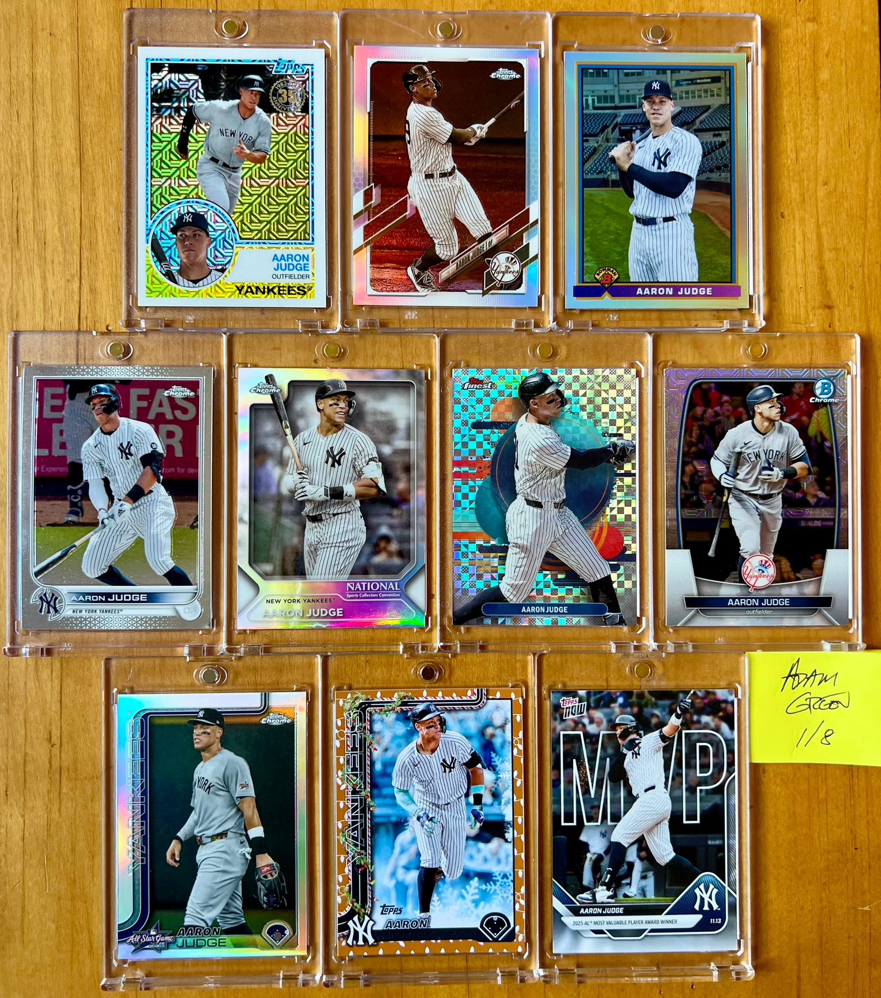 This BGS 9.5 Aaron Judge Superfractor Auto just sold for $5.2 