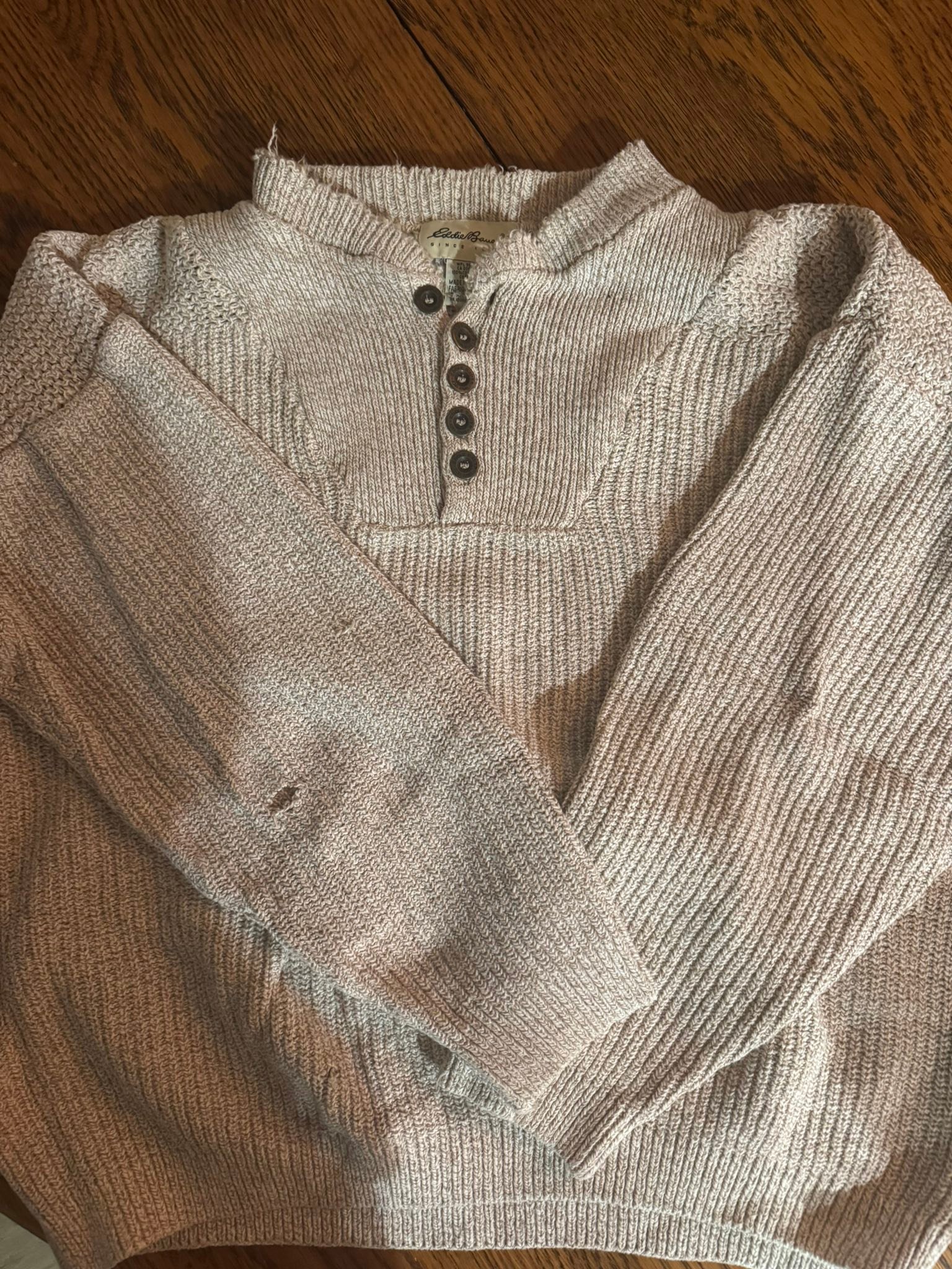 Man finds replacement for 30-year-old sweater