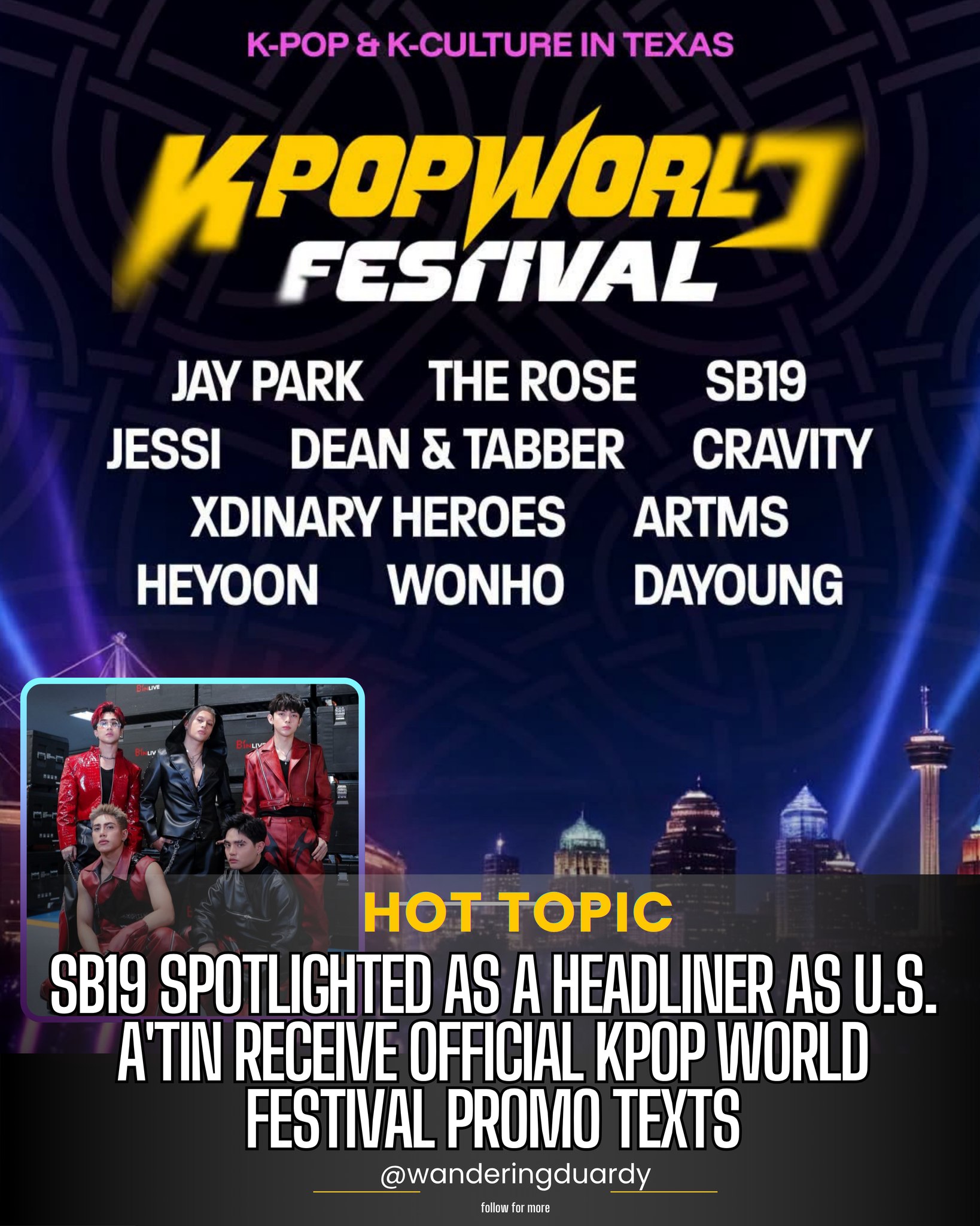 K-POP・アジア JUNHO DAY 19900125 🚨 Just Announced - KPOPWORLD Festival & Worldwide Dance