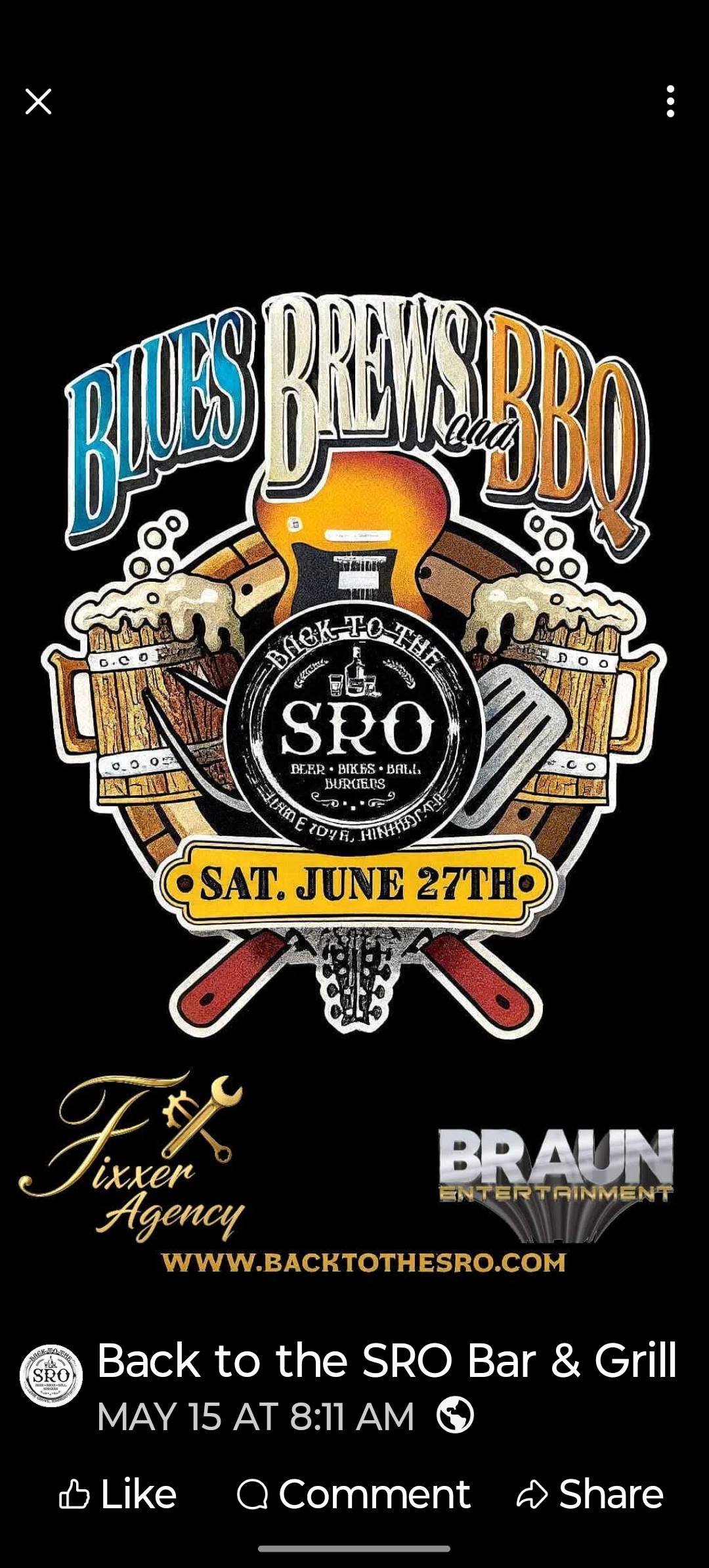 Blues, Brews, and BBQ festival in Oak Grove, MN