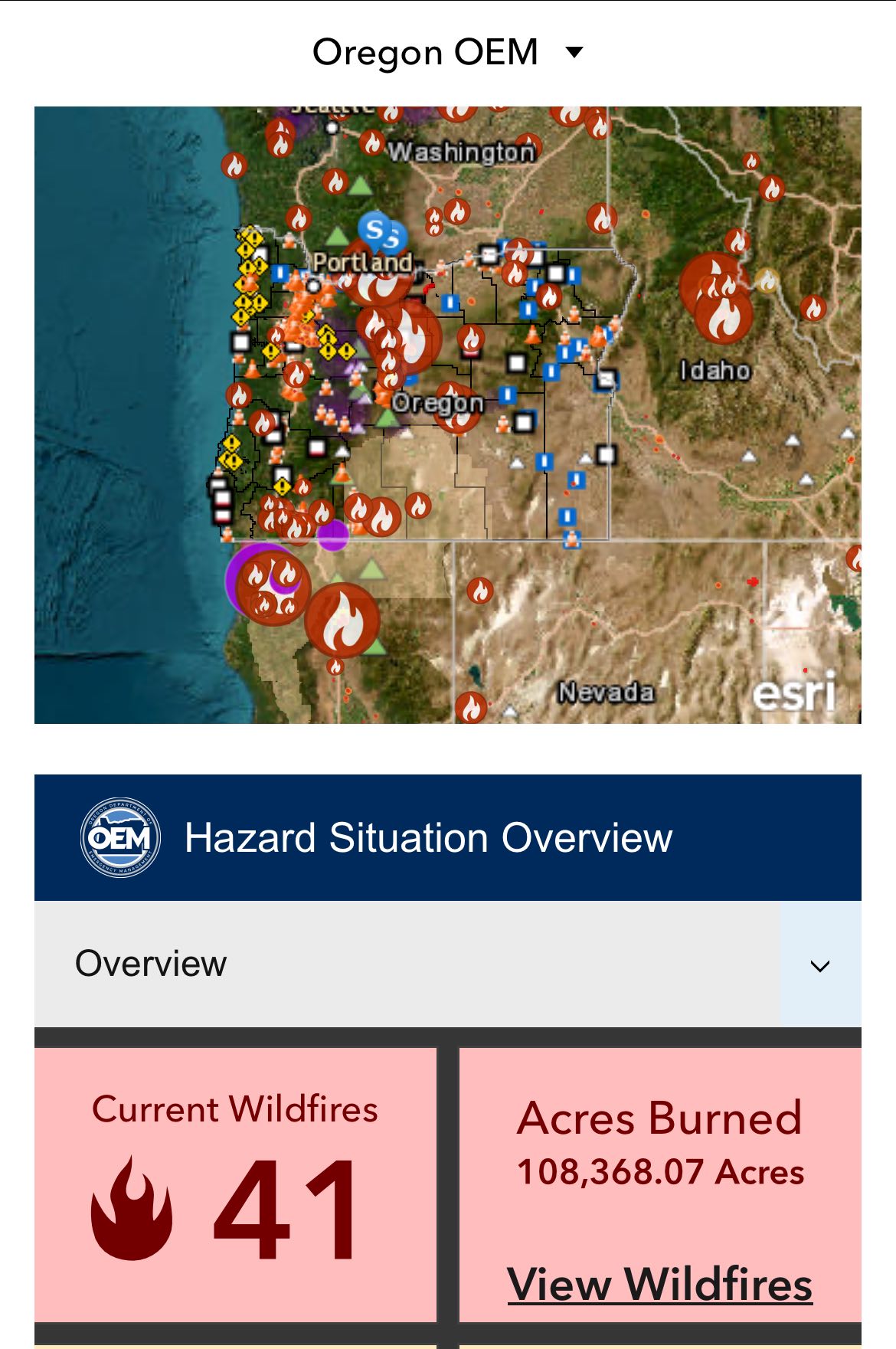 7/26/18 WILDFIRE near Boyd, Oregon, SE of The Dalles. 07/26/2018