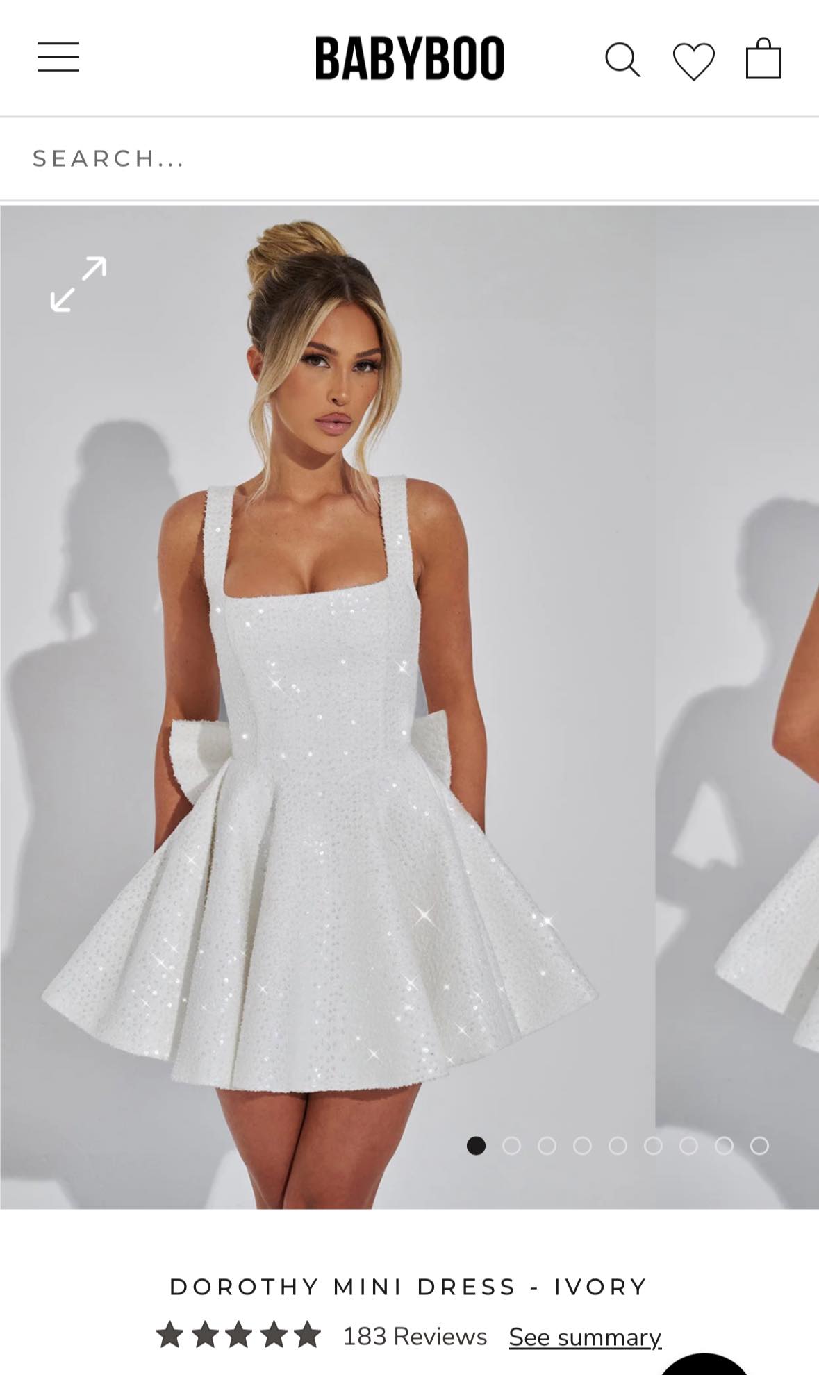 dorothy mini dress - ivory product info and reviews Gently used rehearsal dinner for sale in Naperville area Fashion
