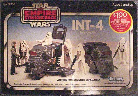 1981 Star Wars INT-4 Interceptor Box Art - Kenner