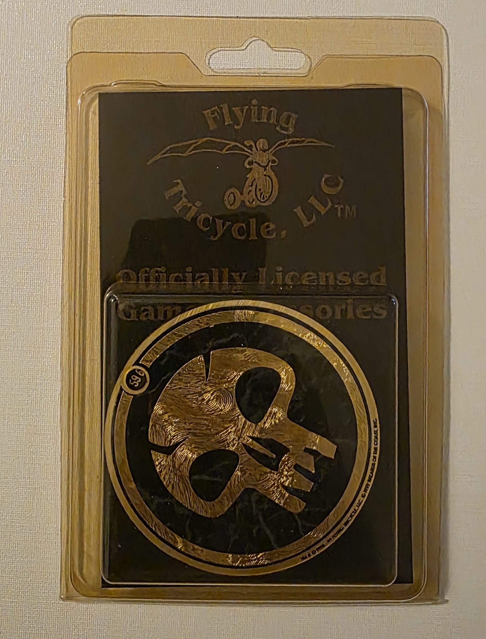 Flying tricycle green mana 22k gold leaf life counter for sale