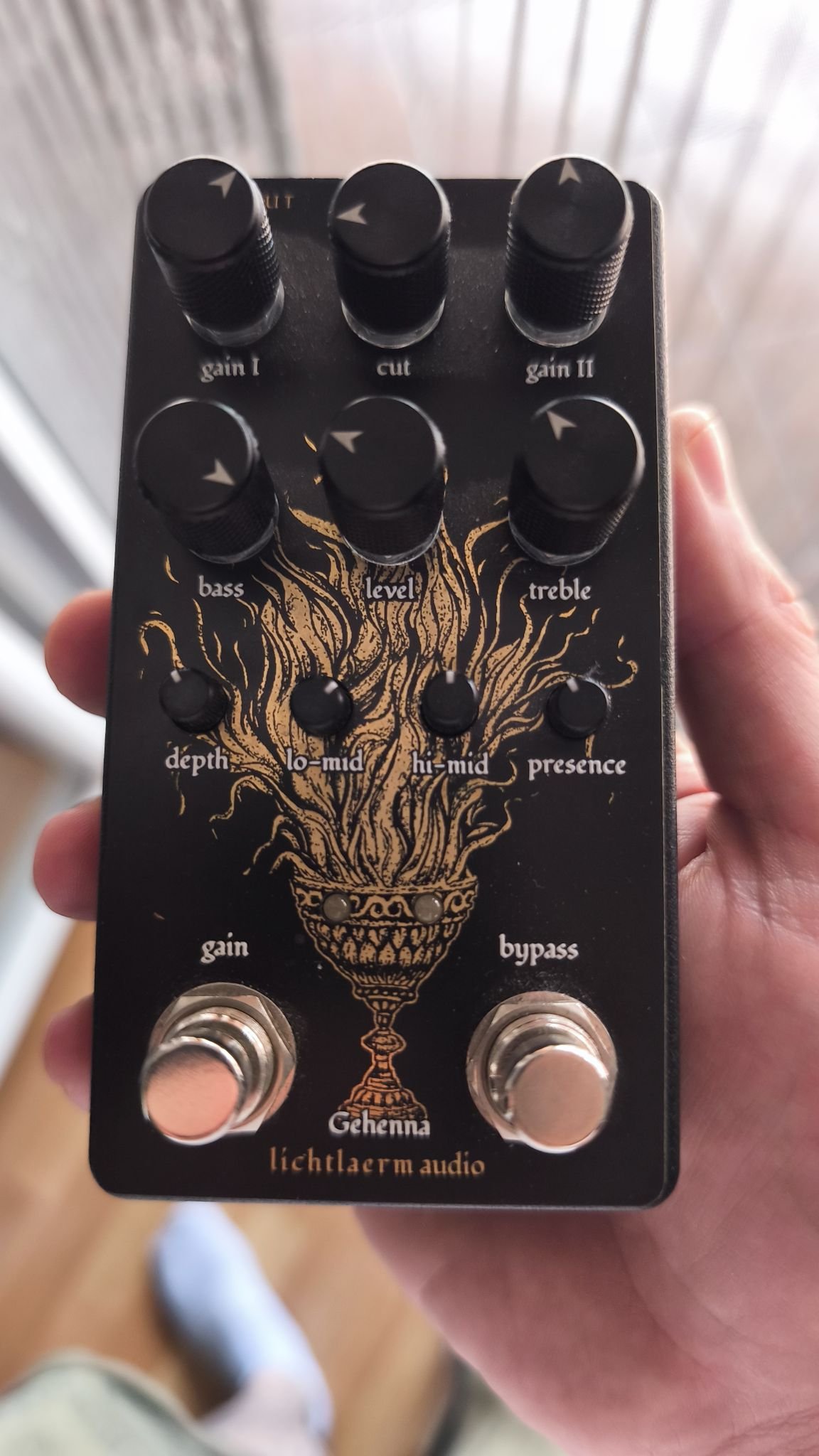 Lichtlaerm Gehenna pedal placement advice with Laney Loudpedal and