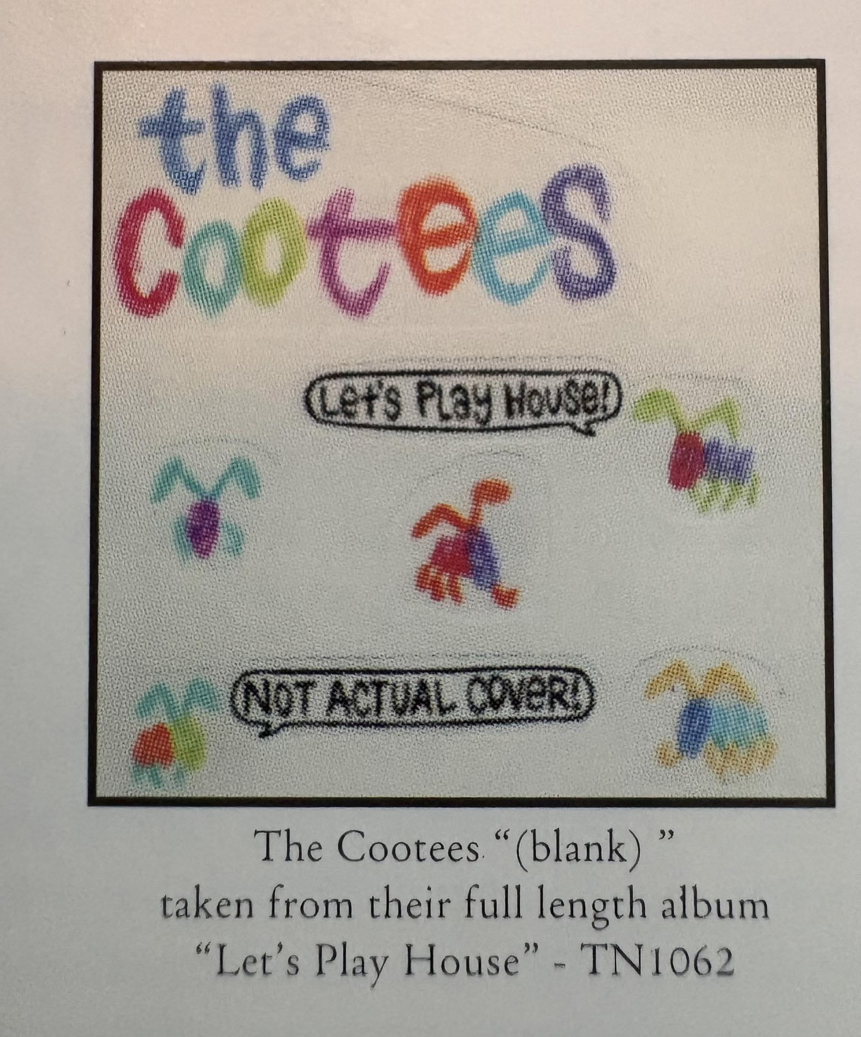 Not Actual Cover” as shown in Songs From the Penalty Box (vol. 1)