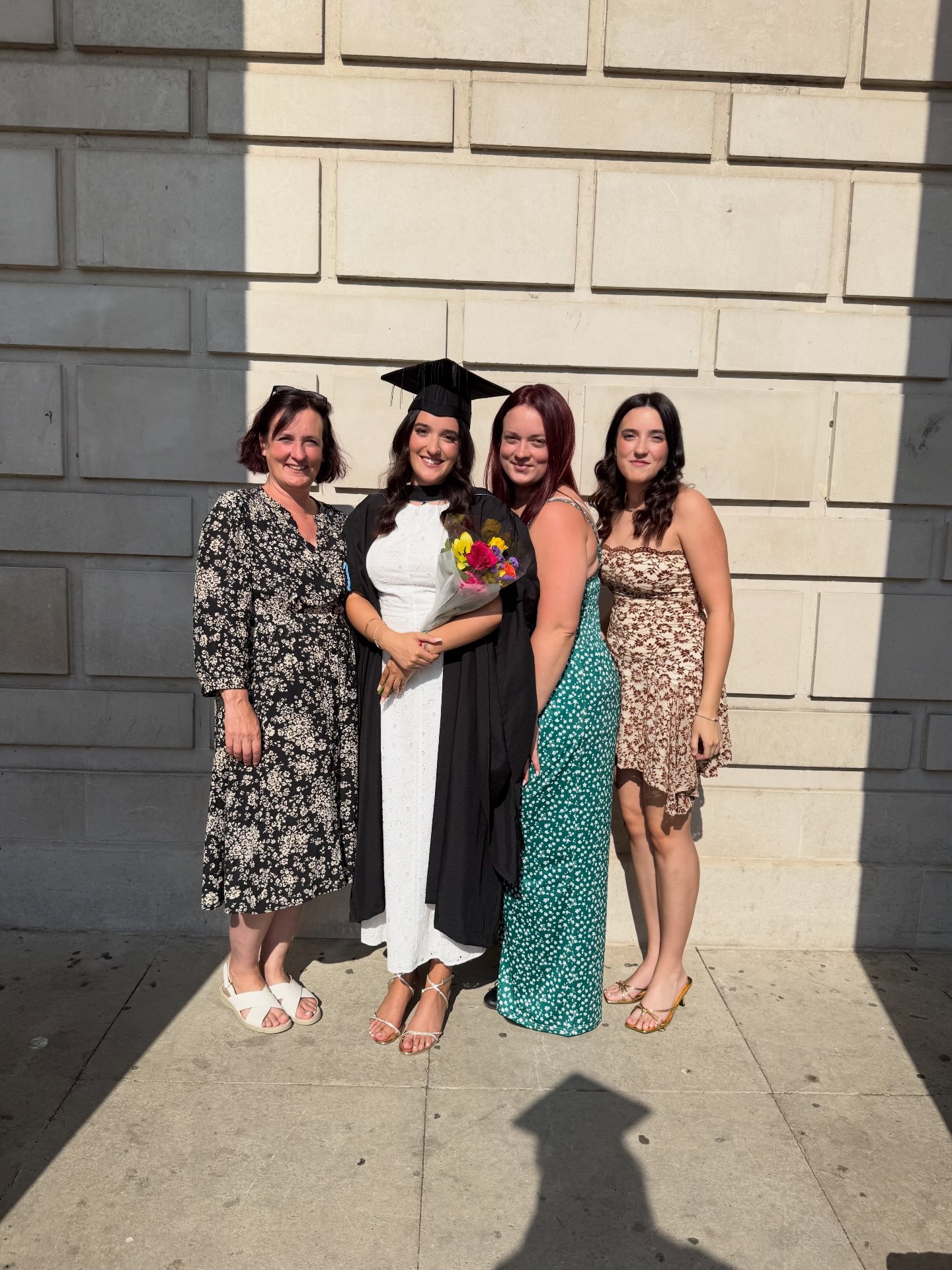 graduation dress for sister Behind the cap and gown is a family who never stopped believing in her. We couldn't be prouder. Happy day, baby sister. 🤍🤍 casual graduation guest outfit